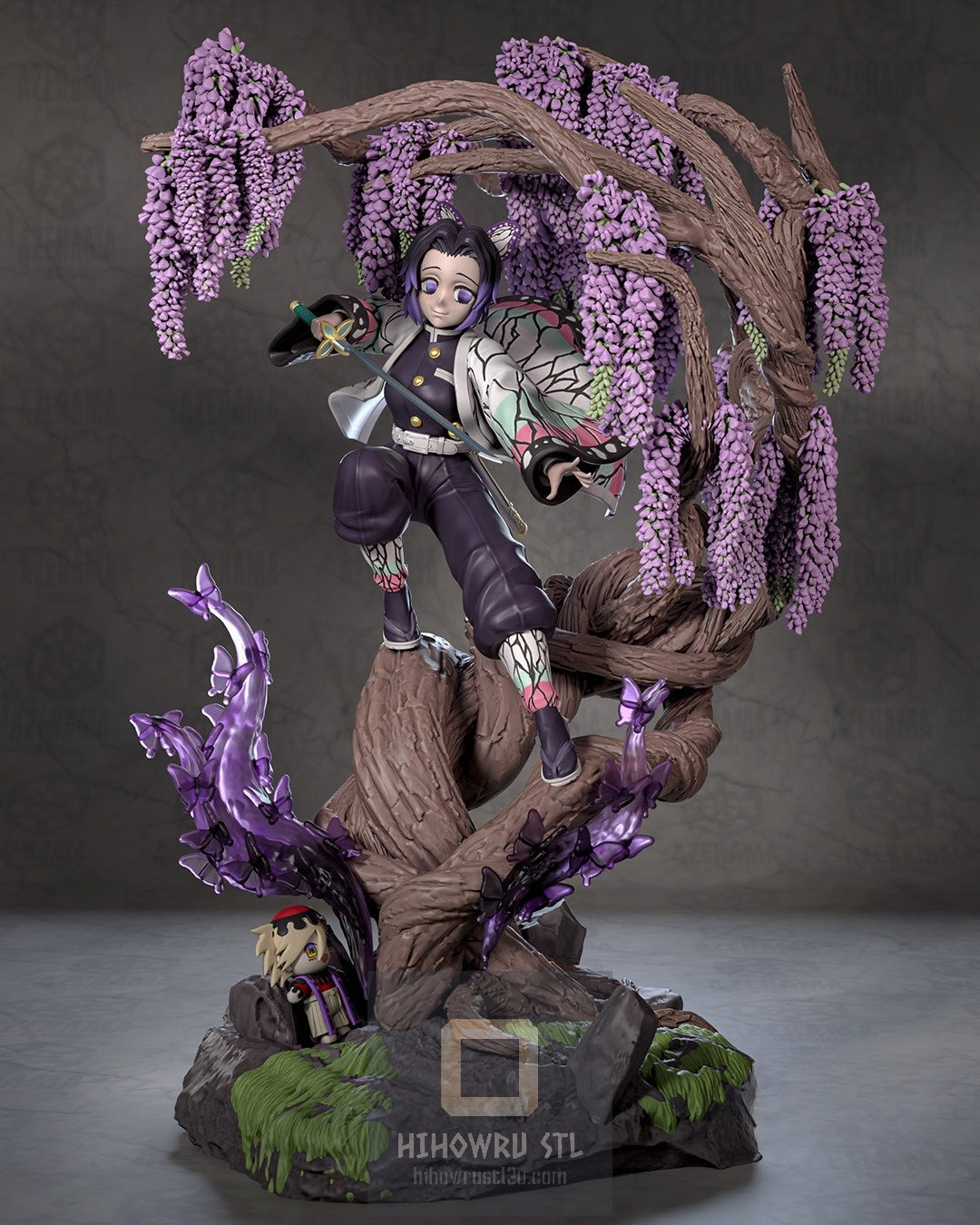 4555 Shinobu Kocho NSFW - Kimetsu no Yaiba - STL 3D Print Files