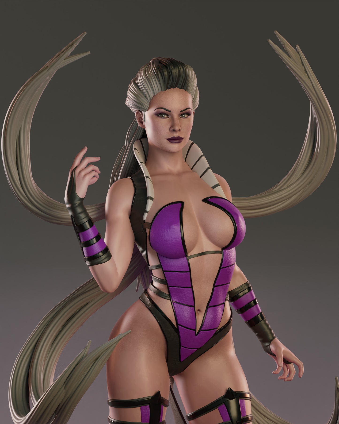 Sindel - Queen Of Edenia - Mortal Kombat - STL 3D Print Files