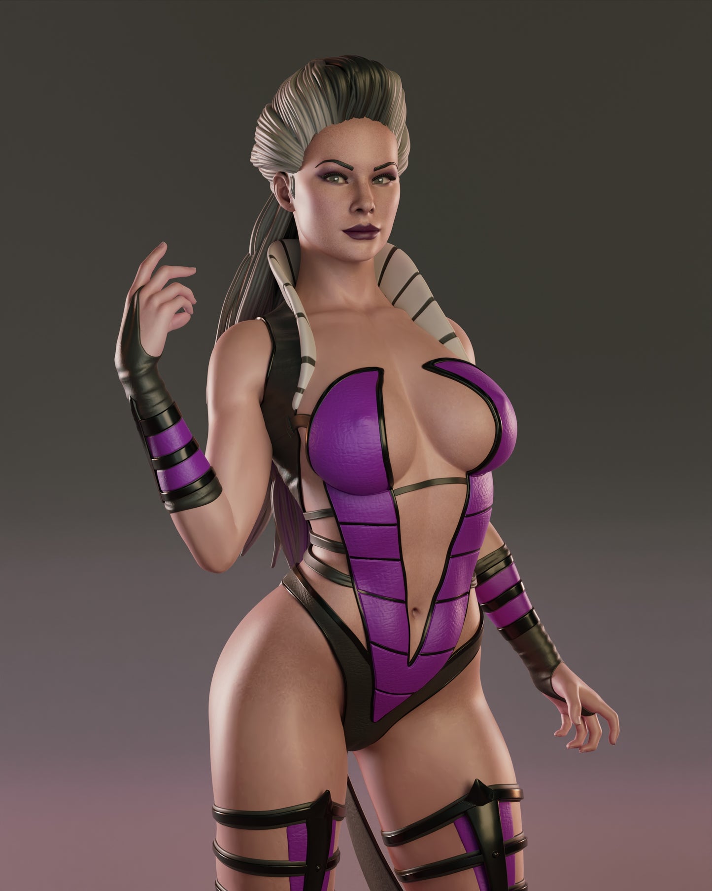 Sindel - Queen Of Edenia - Mortal Kombat - STL 3D Print Files