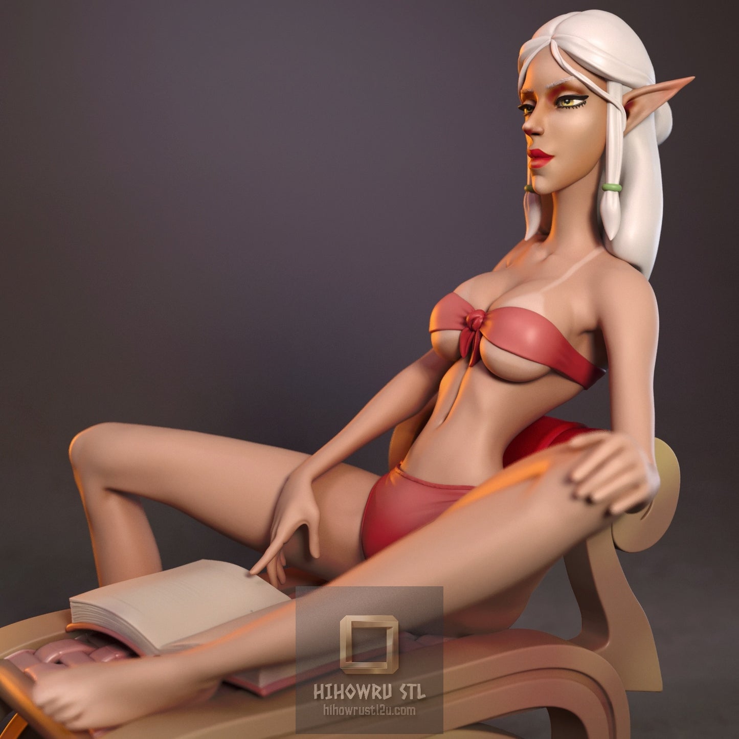 5287 Solana Elf NSFW - STL 3D Print Files