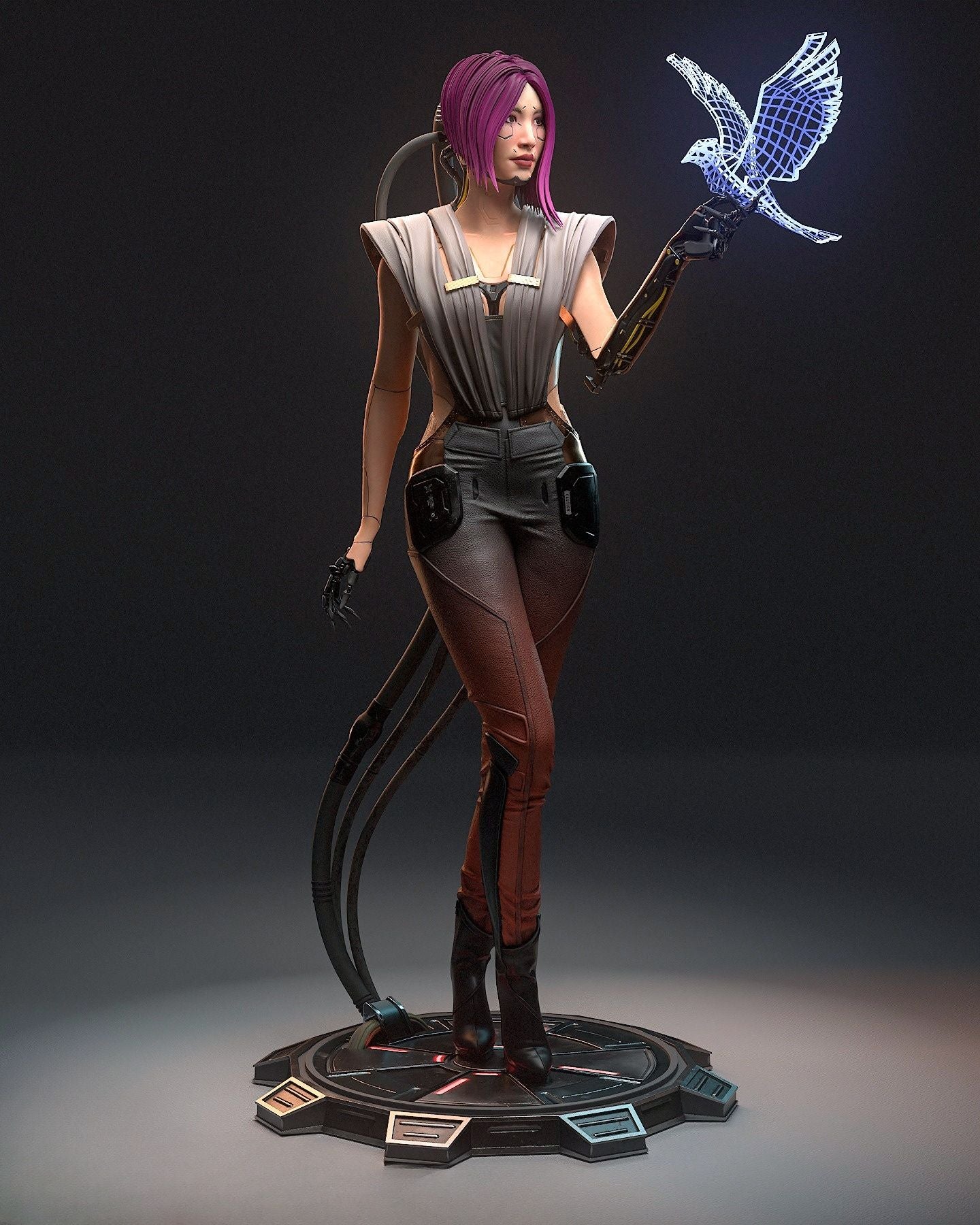 3966 Song So Mi - Cyberpunk 2077 - STL 3D Print Files