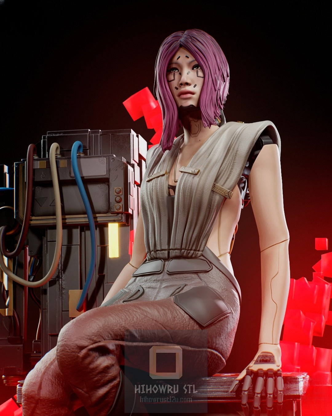 4675 Song So Mi - Cyberpunk 2077 - STL 3D Print Files