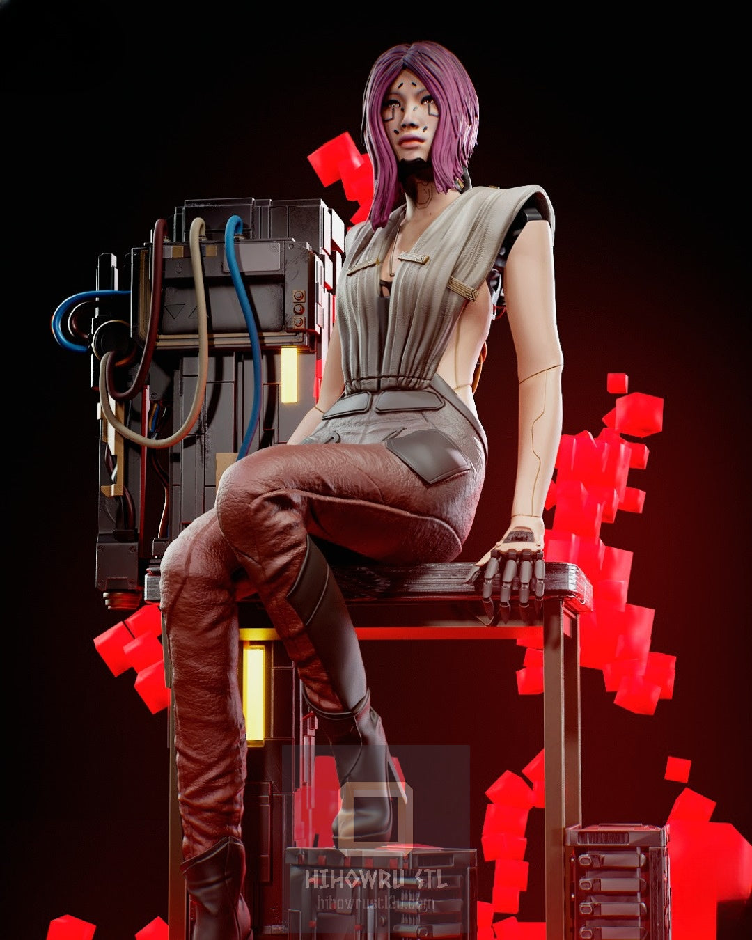 4675 Song So Mi - Cyberpunk 2077 - STL 3D Print Files