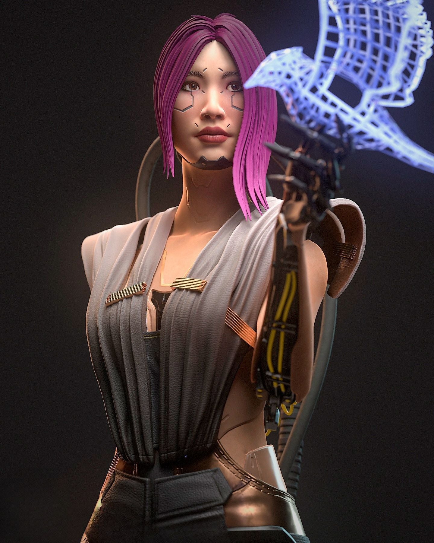 3966 Song So Mi - Cyberpunk 2077 - STL 3D Print Files