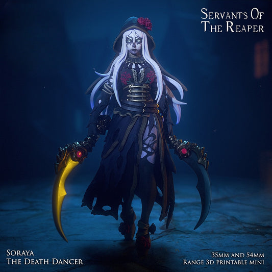 4269 Soraya - Death Dancer  - STL 3D Print Files