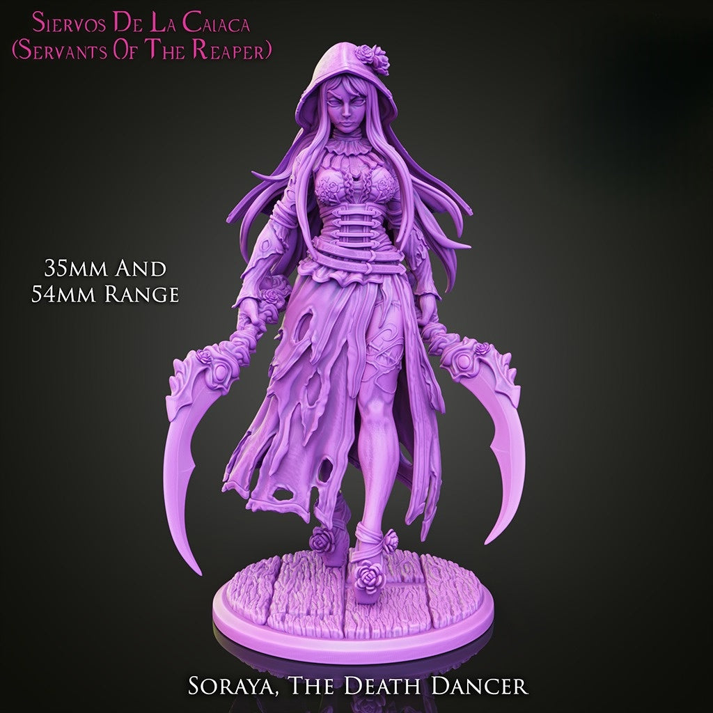 4269 Soraya - Death Dancer  - STL 3D Print Files