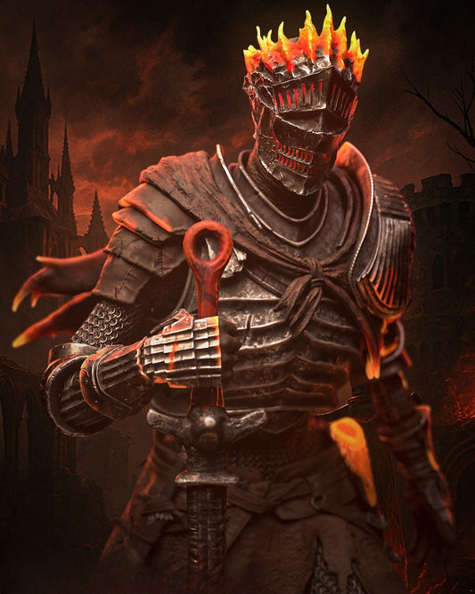 3945 Soul of Cinder - Dark Souls - STL 3D Print Files