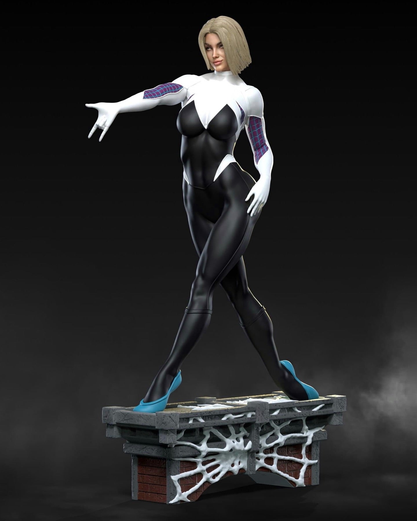 2927 Spider Gwen - Marvel Comics - STL 3D Print Files