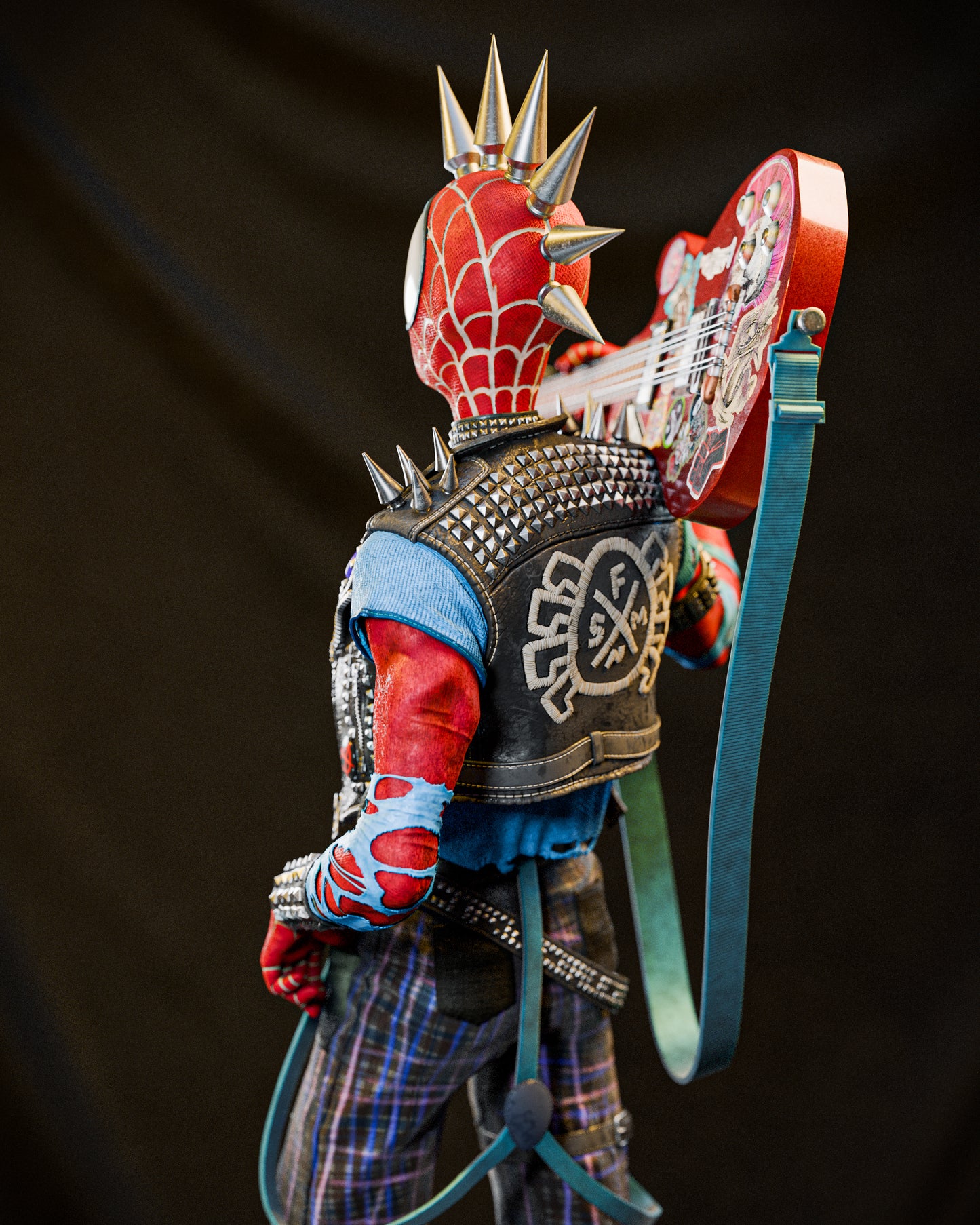 2945 Spider-Punk - Hobie Brown - STL 3D Print Files