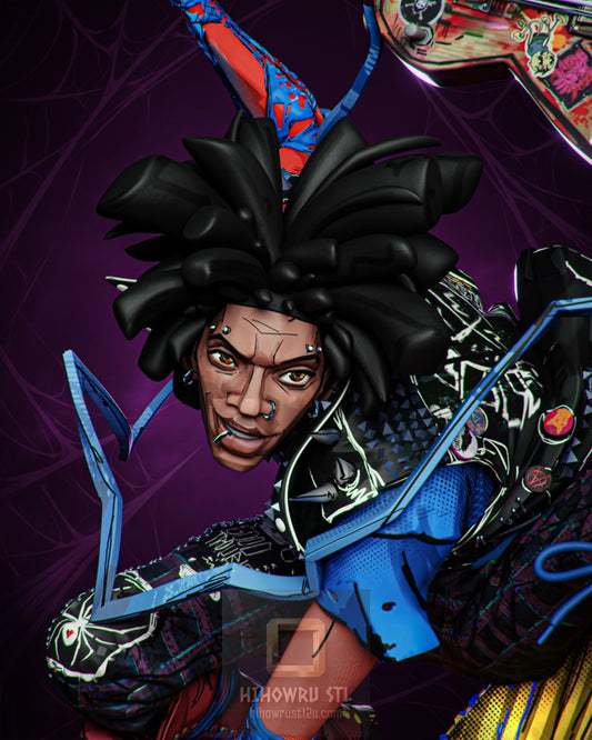 5040 Spider-Punk - Hobart Brown - STL 3D Print Files