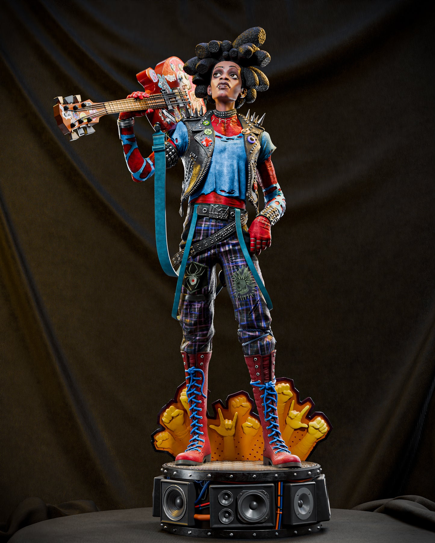 2945 Spider-Punk - Hobie Brown - STL 3D Print Files