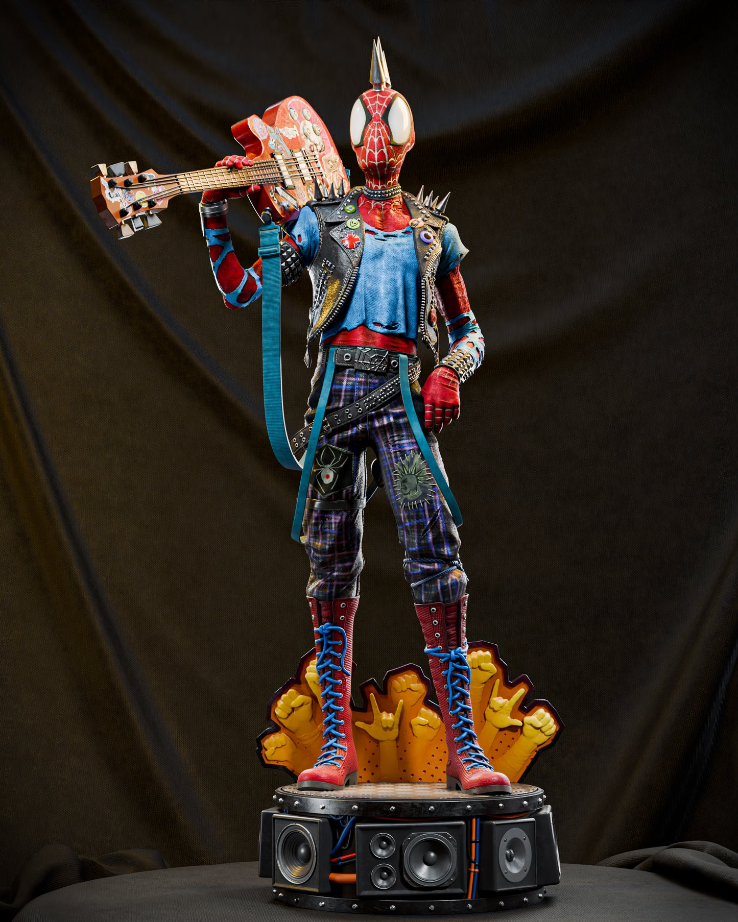 2945 Spider-Punk - Hobie Brown - STL 3D Print Files