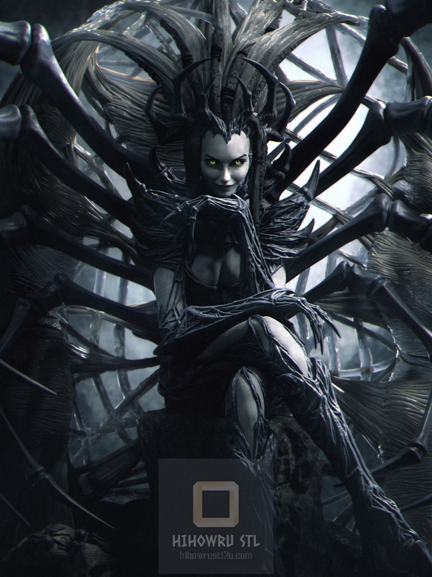 4422 Spider Queen - STL 3D Print Files