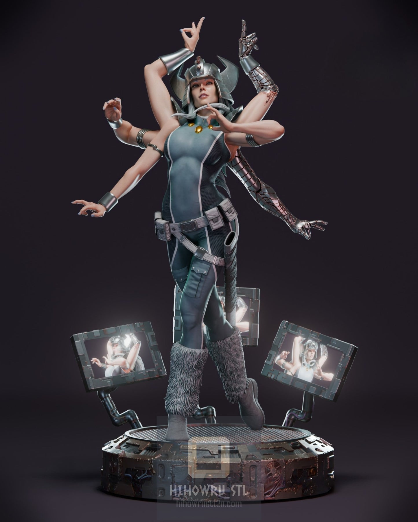 4462 Spiral - Marvel Comics - STL 3D Print Files