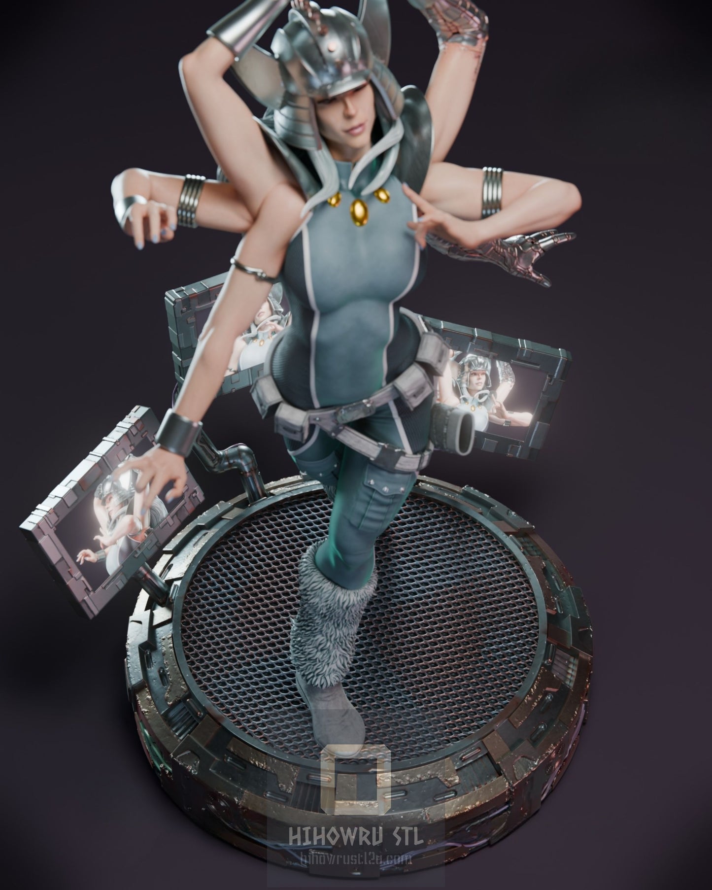 4462 Spiral - Marvel Comics - STL 3D Print Files