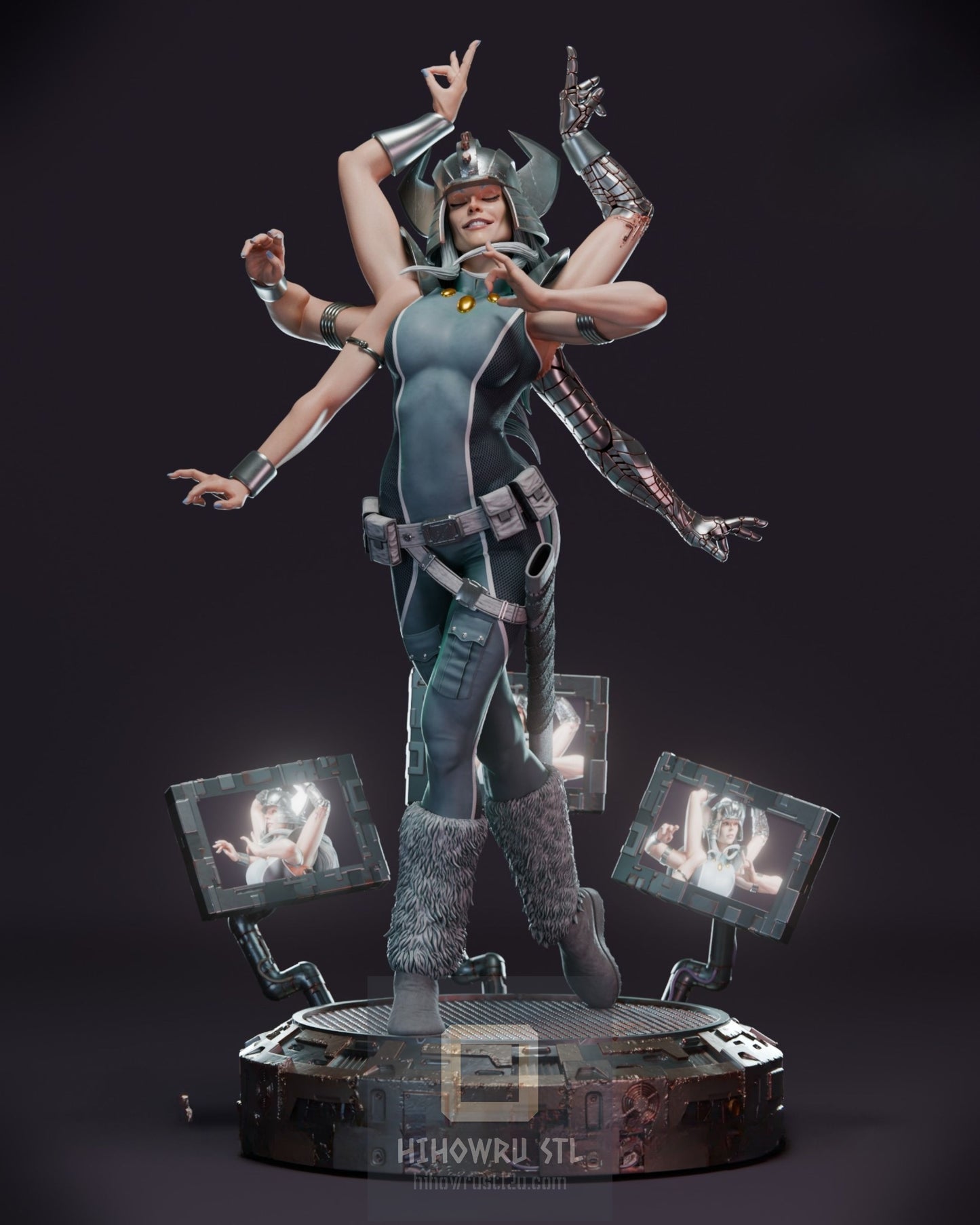 4462 Spiral - Marvel Comics - STL 3D Print Files