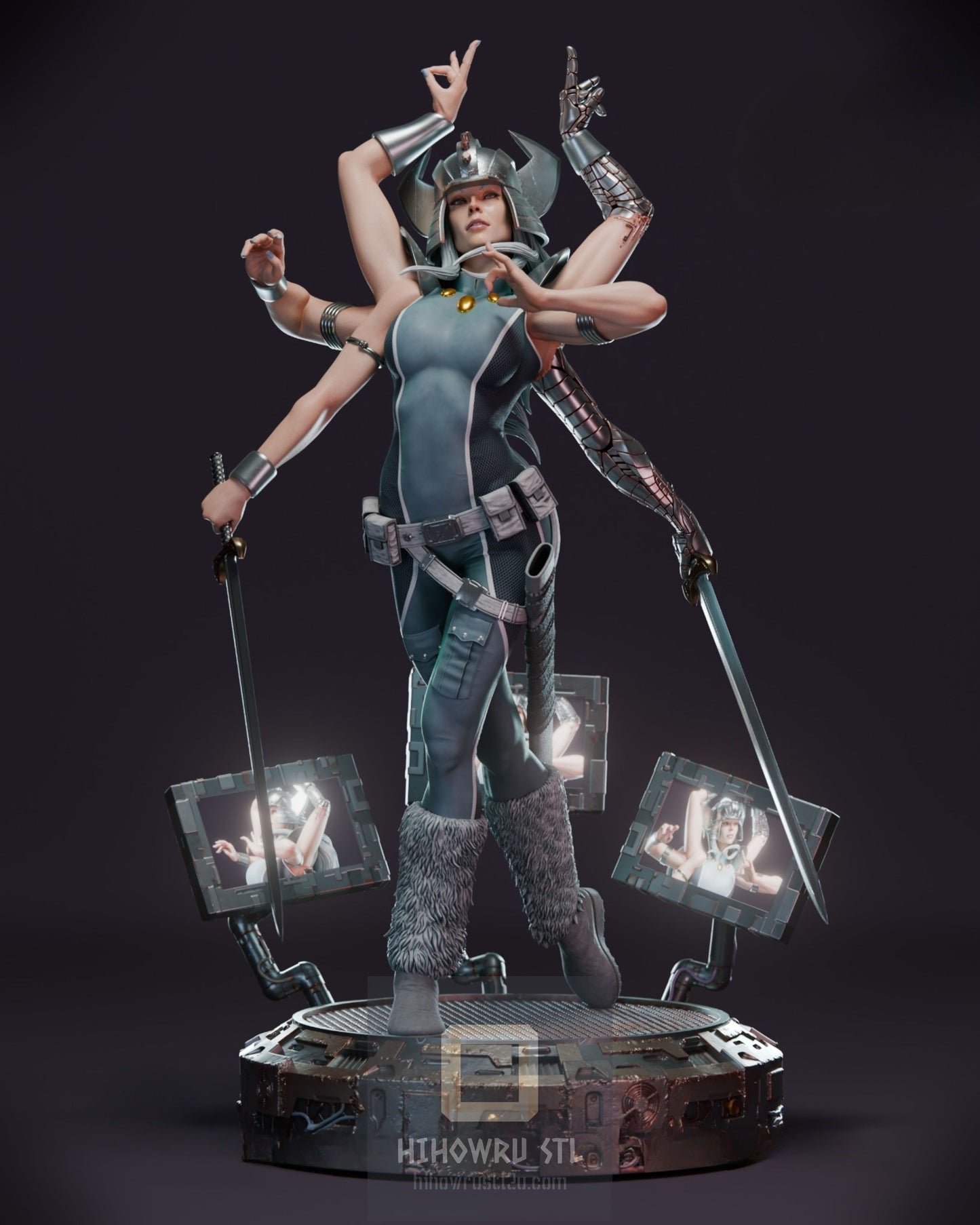 4462 Spiral - Marvel Comics - STL 3D Print Files