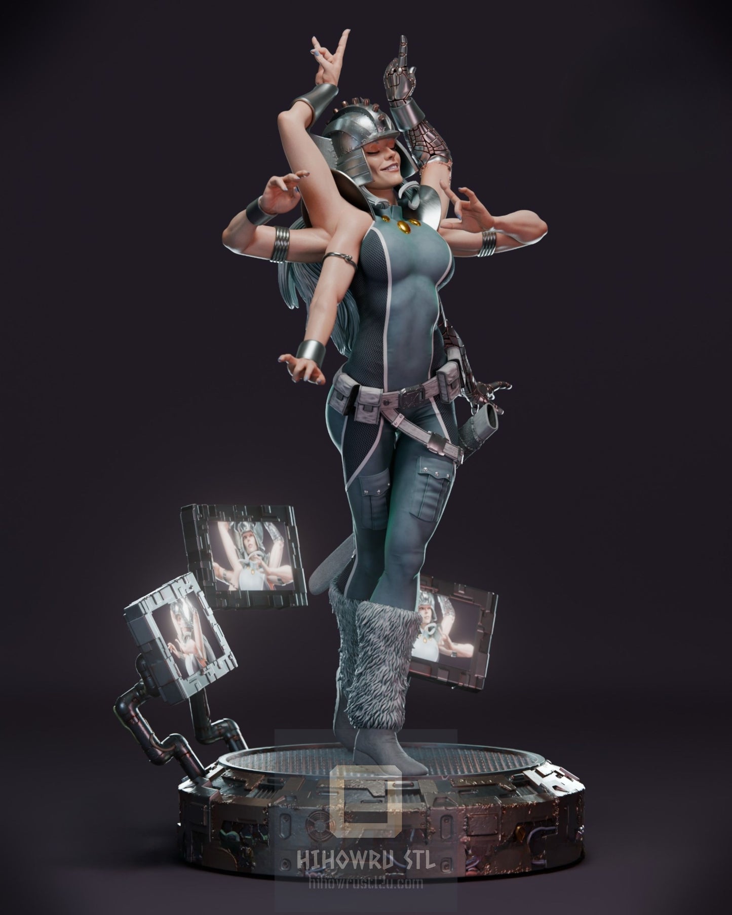 4462 Spiral - Marvel Comics - STL 3D Print Files