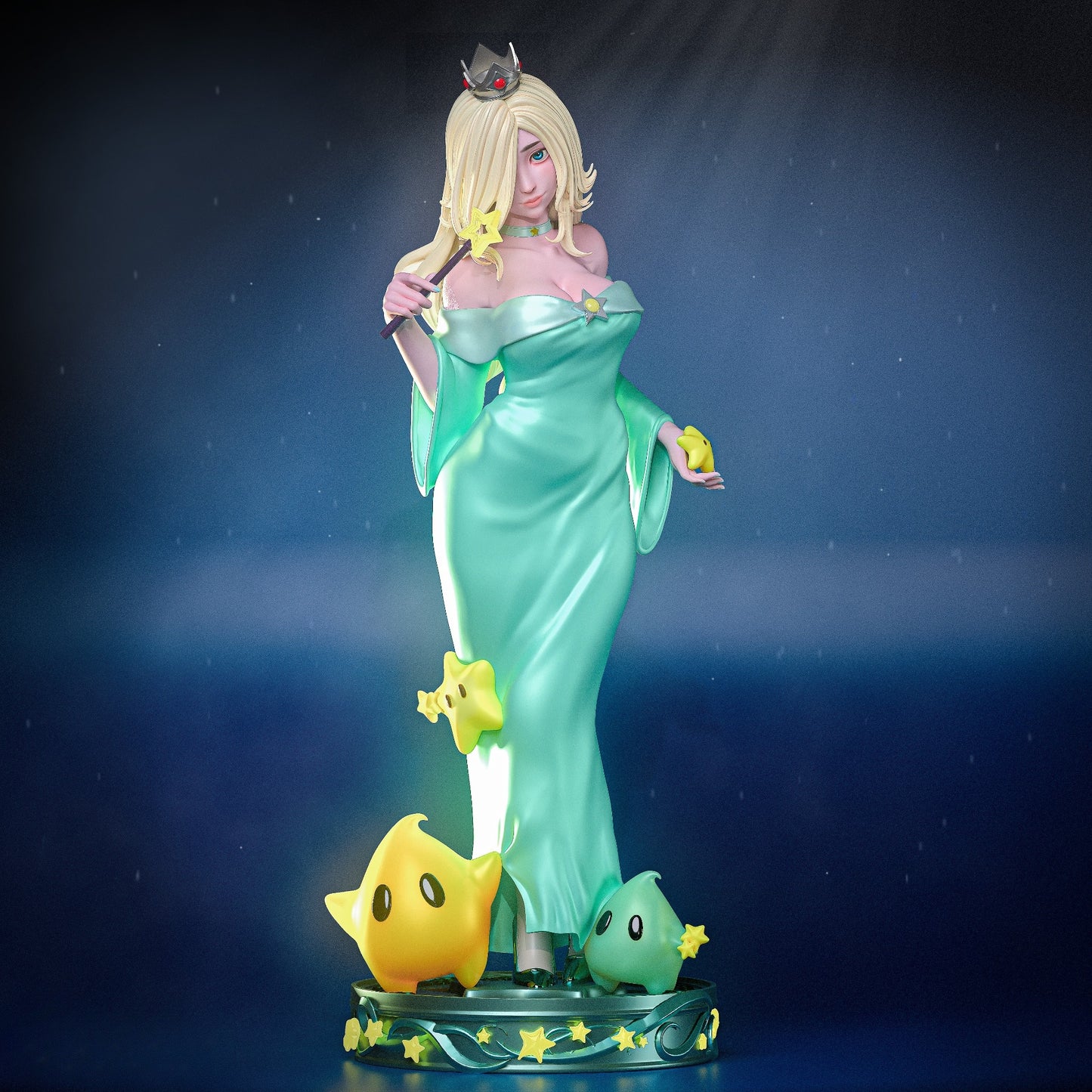 3387 Princess Rosalina - Super Mario - STL 3D Print Files