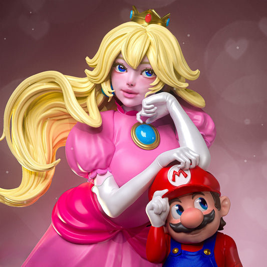 3388 Princes Peach - Super Mario Bros - STL 3D Print Files