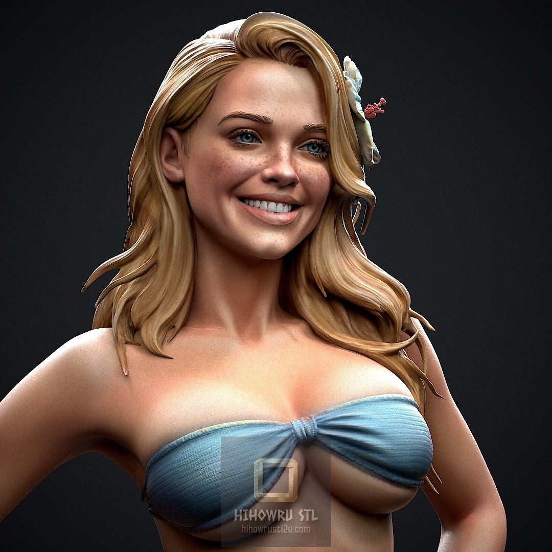 5138 Bikini Girl NSFW - STL 3D Print Files