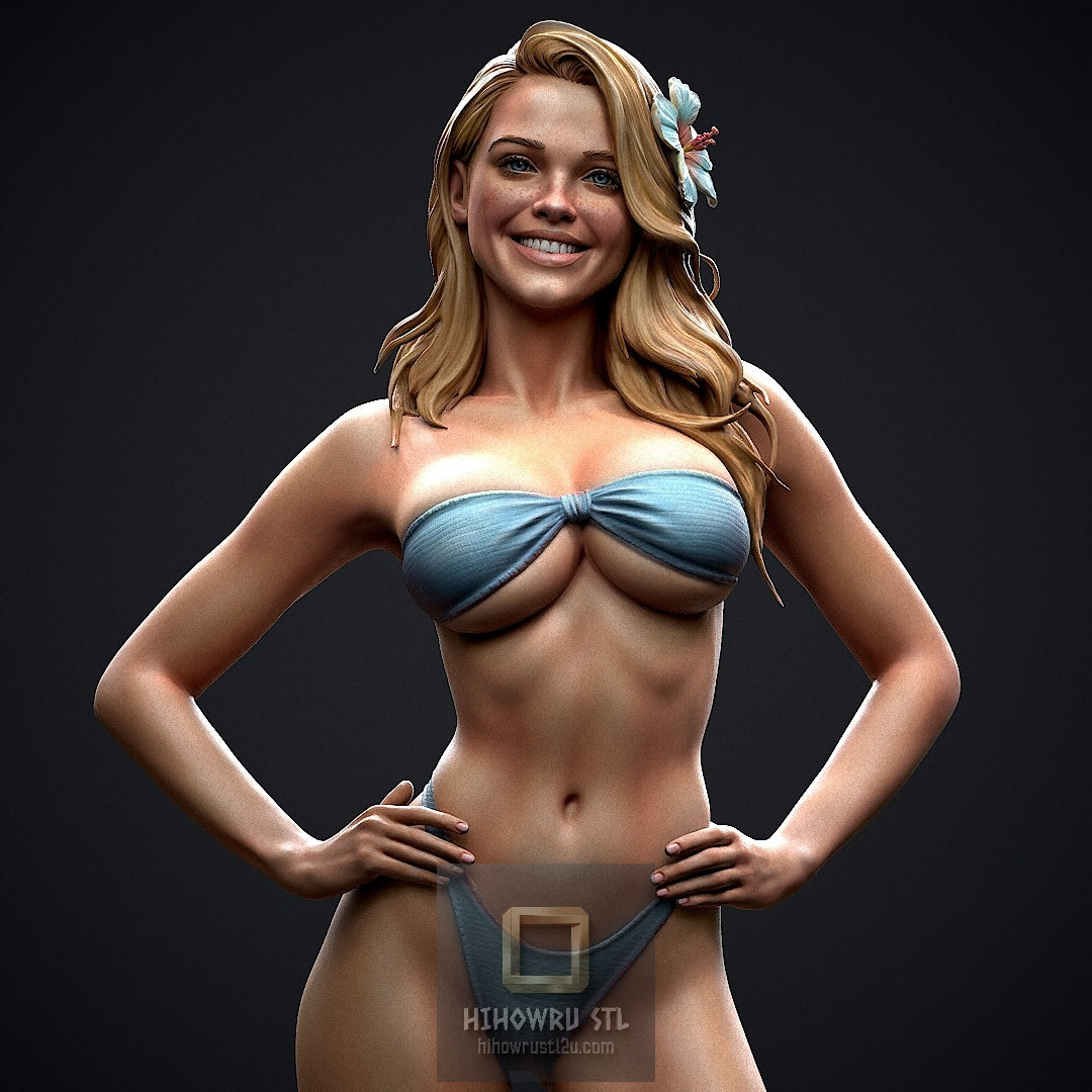 5138 Bikini Girl NSFW - STL 3D Print Files