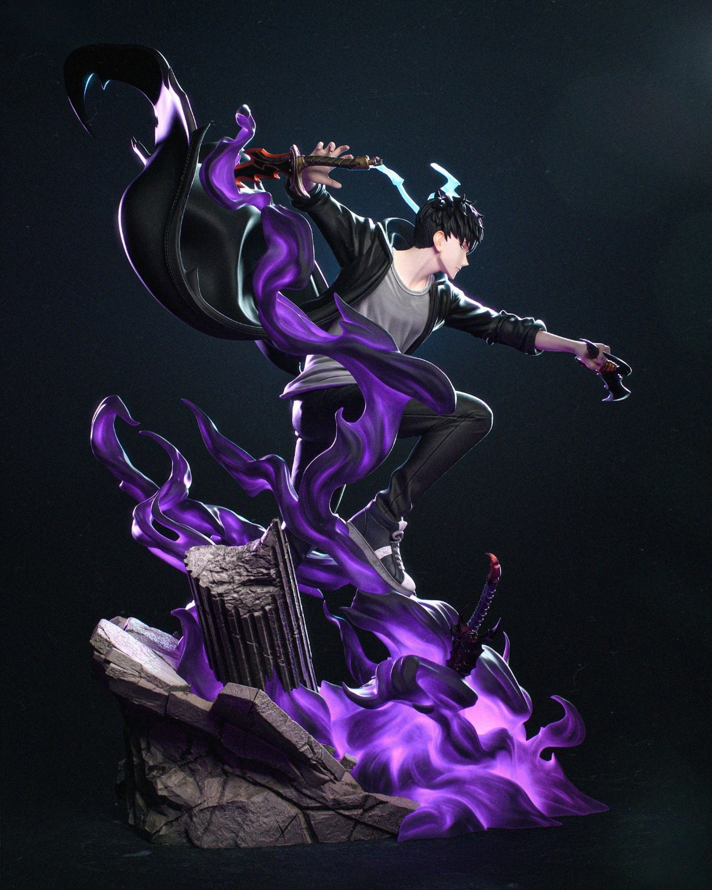 4002 Sung Jinwoo - Solo Leveling - STL 3D Print Files