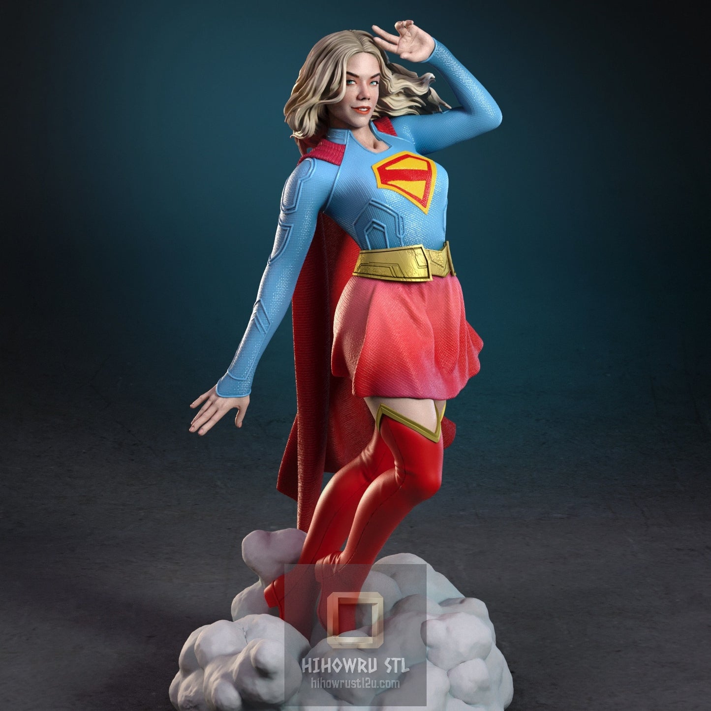 5351 Supergirl NSFW - DC Comics - STL 3D Print Files