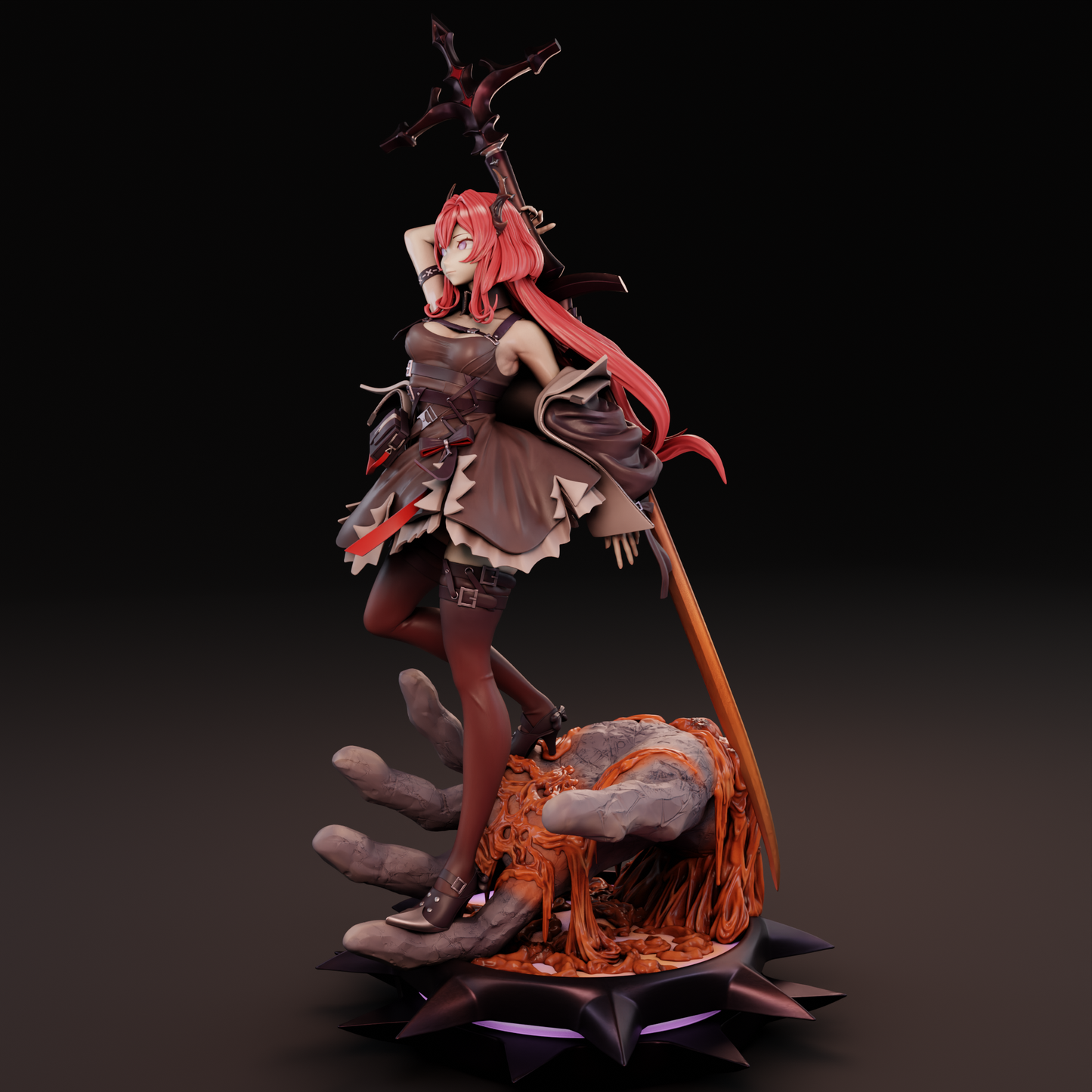 3237 Surtr NSFW - Arknights - STL 3D Print Files