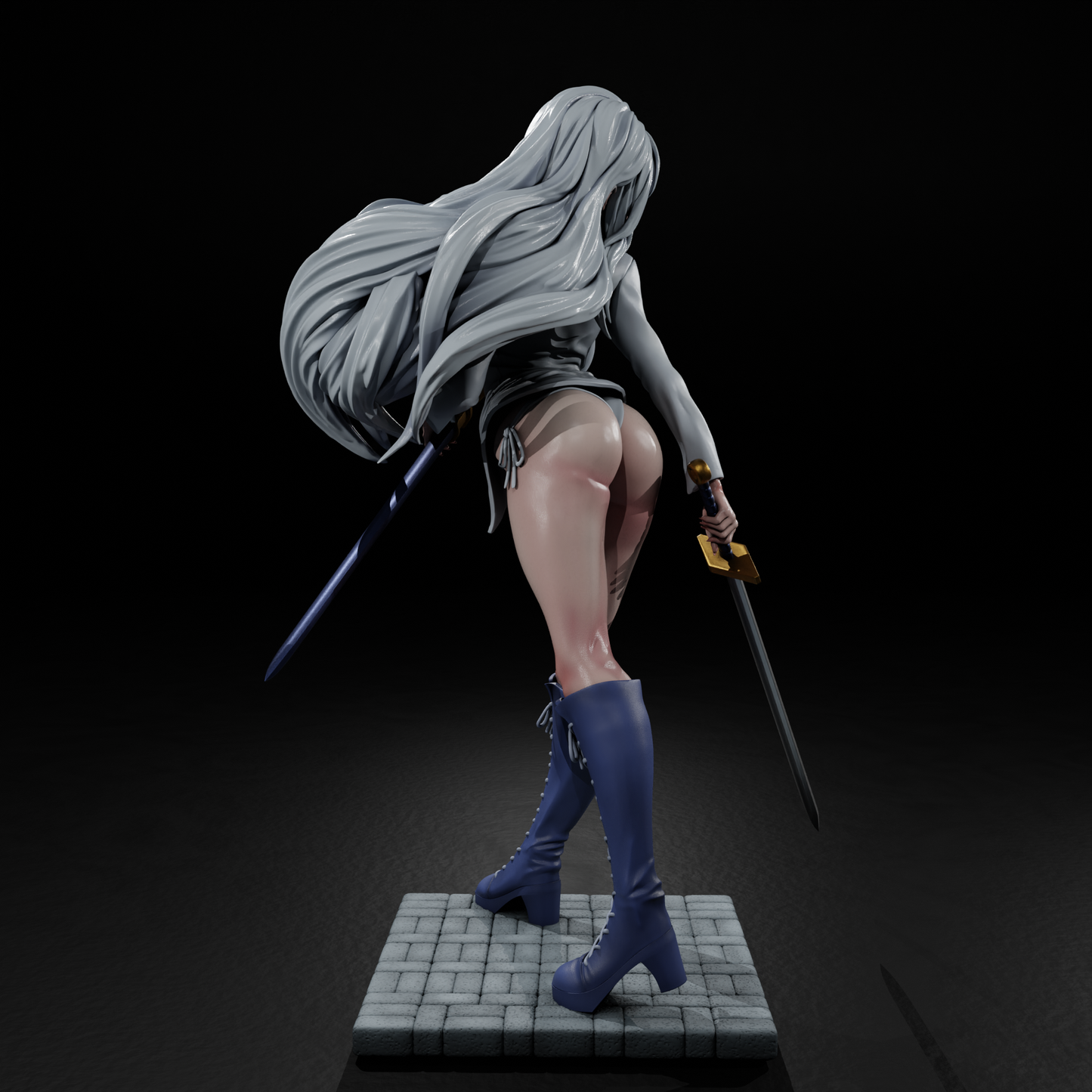 2443 Sylpha Langlis NSFW - Tensei Shitara Dai Nana Ōji - STL 3D Print Files