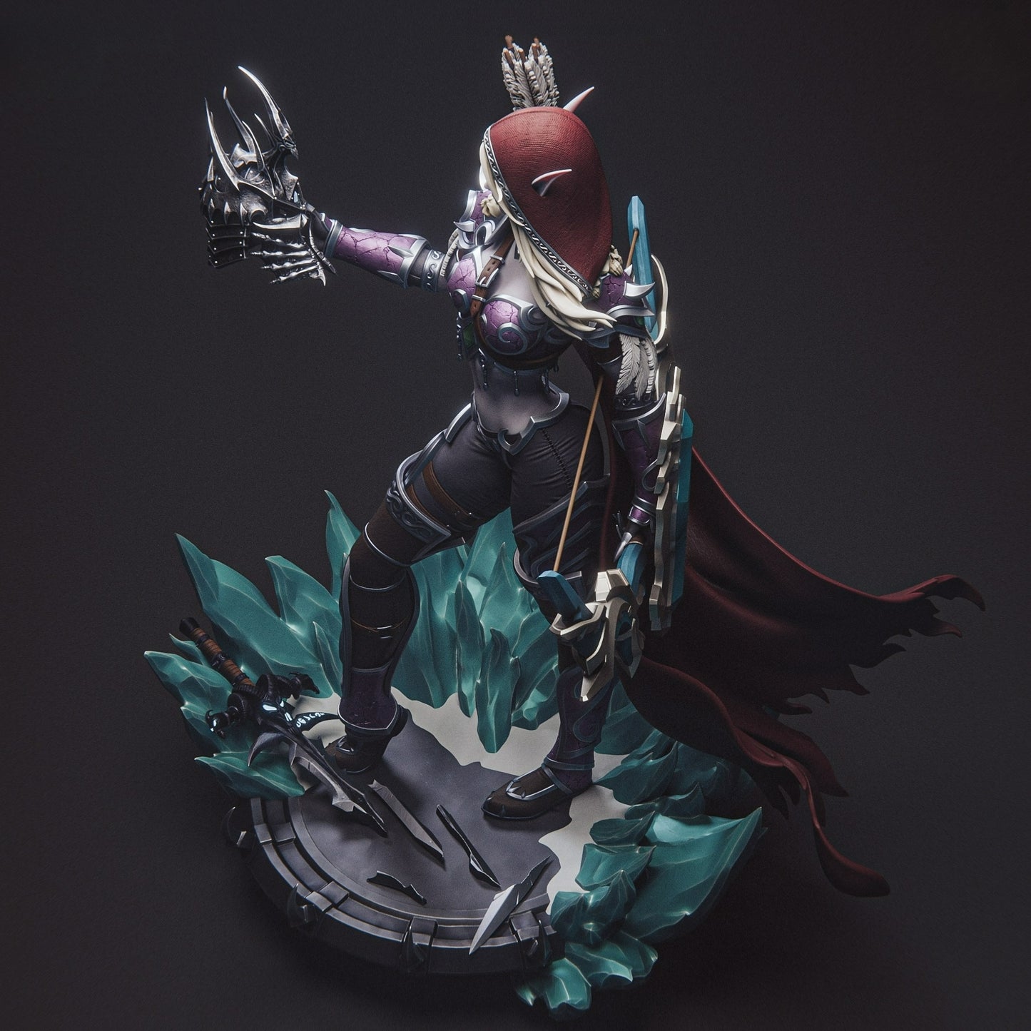 3152 Sylvanas Windrunner - World of Warcraft - STL 3D Print Files