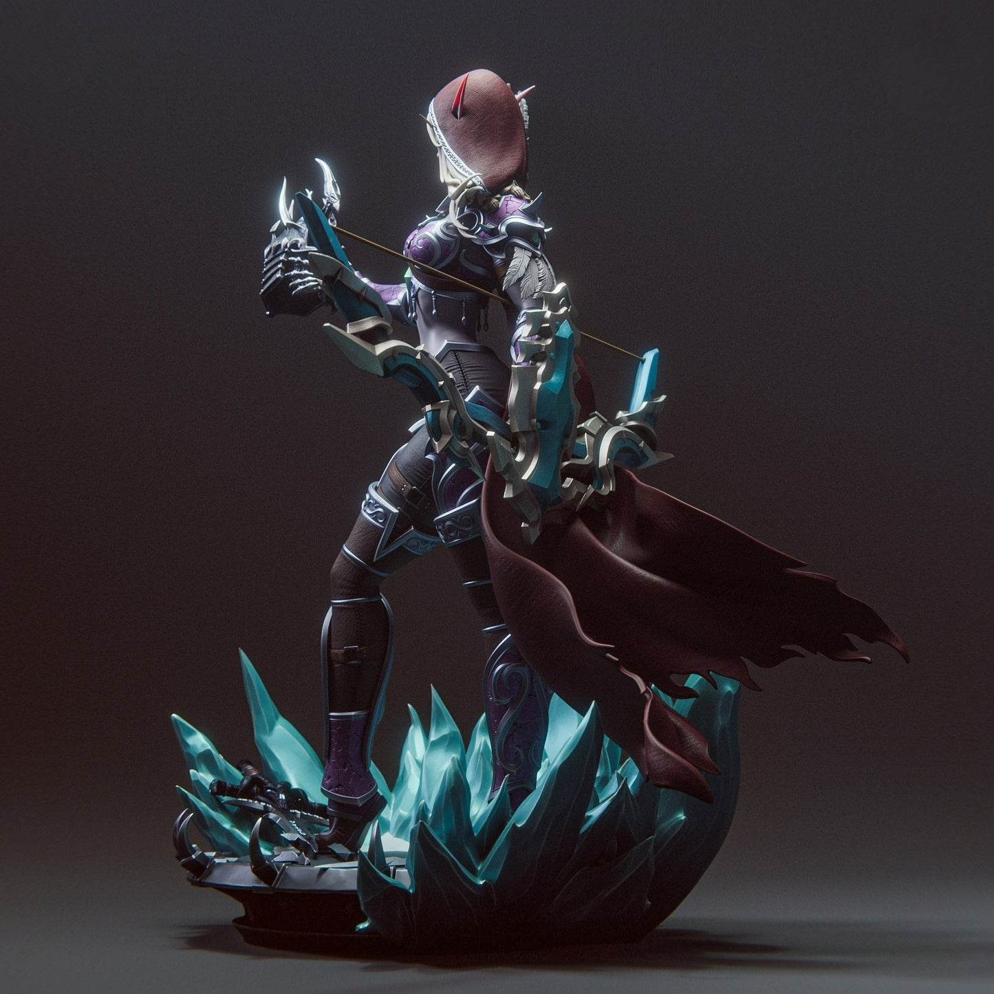 3152 Sylvanas Windrunner - World of Warcraft - STL 3D Print Files