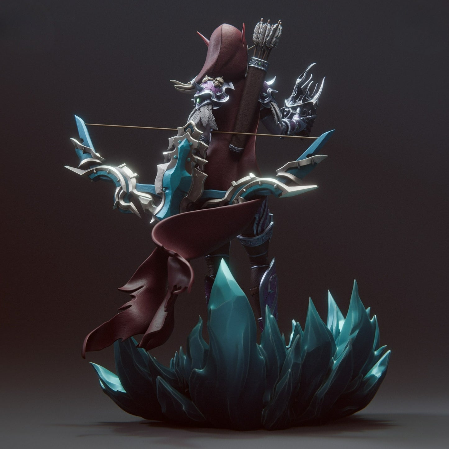 3152 Sylvanas Windrunner - World of Warcraft - STL 3D Print Files