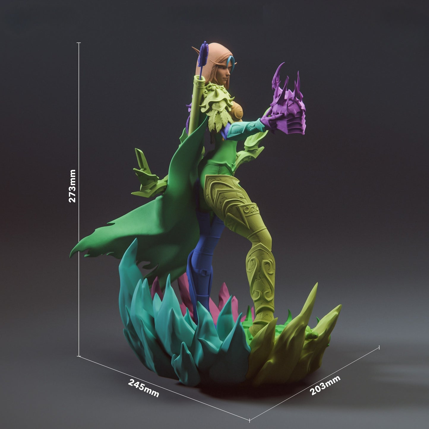 3152 Sylvanas Windrunner - World of Warcraft - STL 3D Print Files