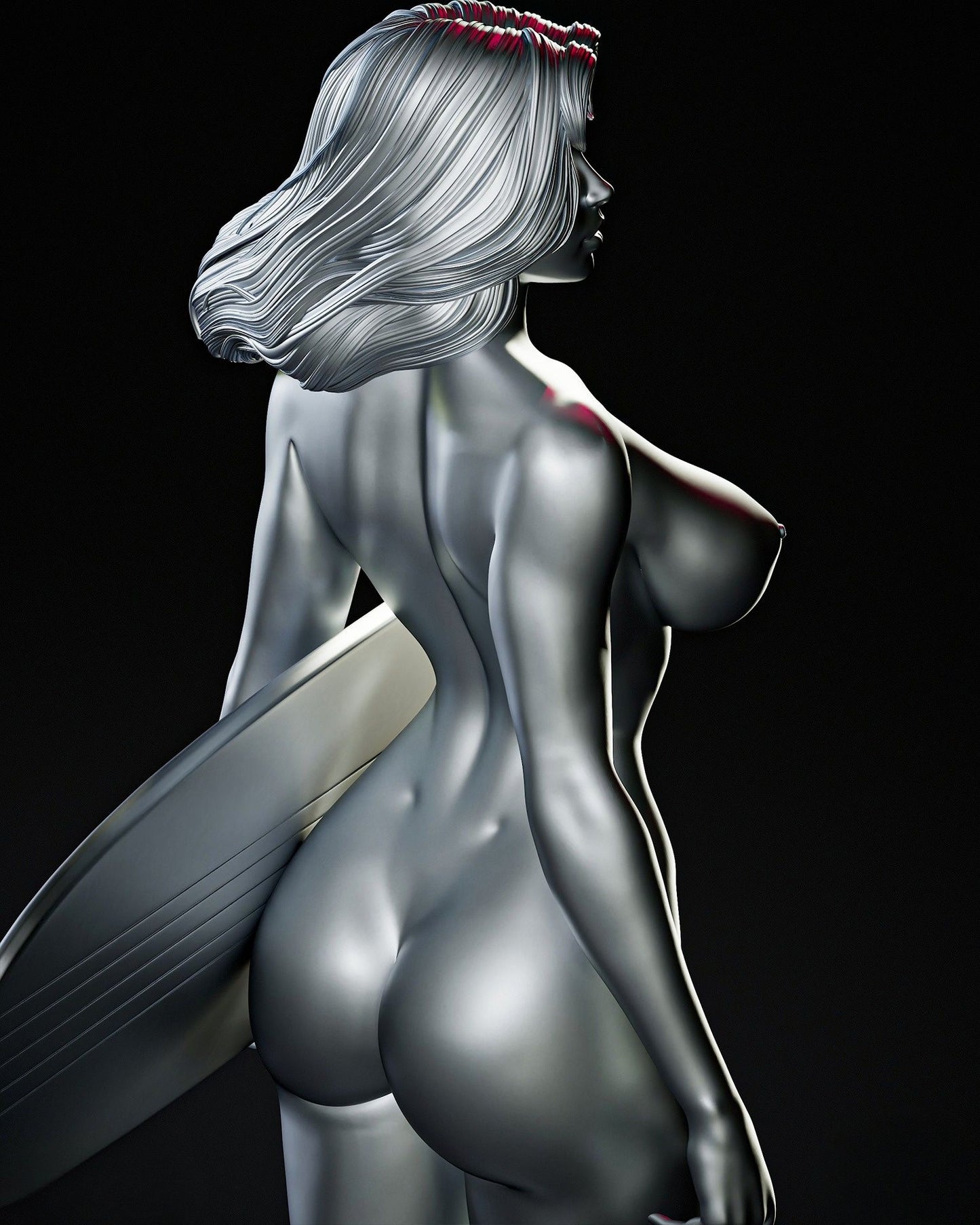 4133 SHALLA-BAL NSFW - SILVER SURFER - STL 3d Print Files