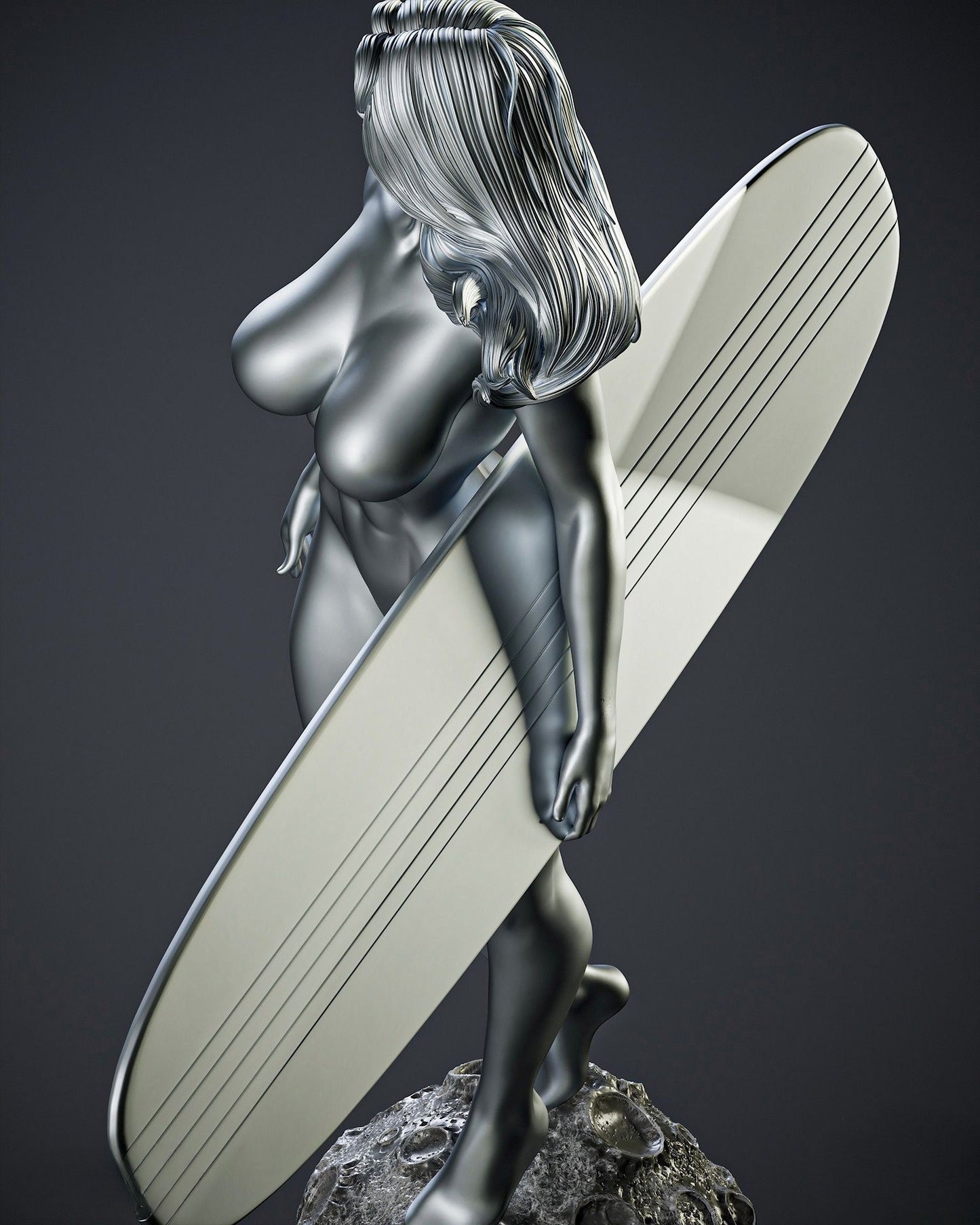 4133 SHALLA-BAL NSFW - SILVER SURFER - STL 3d Print Files