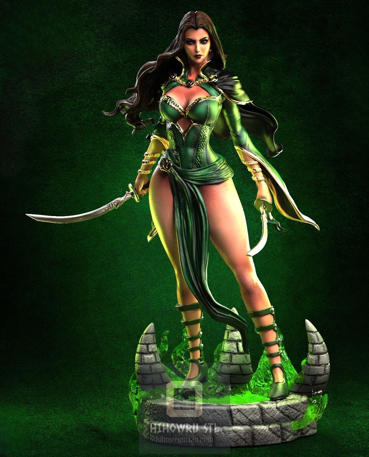4466 Talia al Ghul - DC Comics - STL 3D Print Files