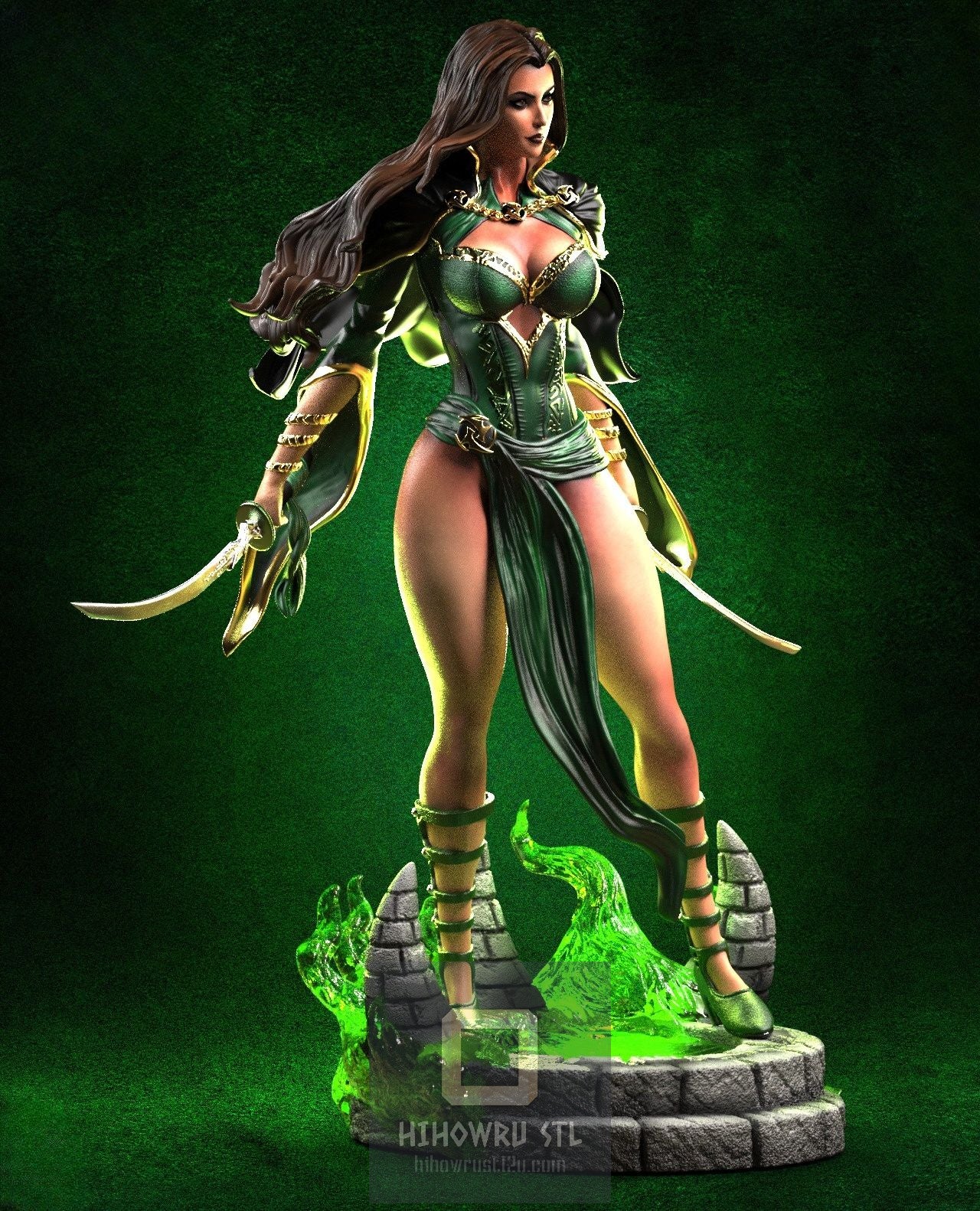 4466 Talia al Ghul - DC Comics - STL 3D Print Files