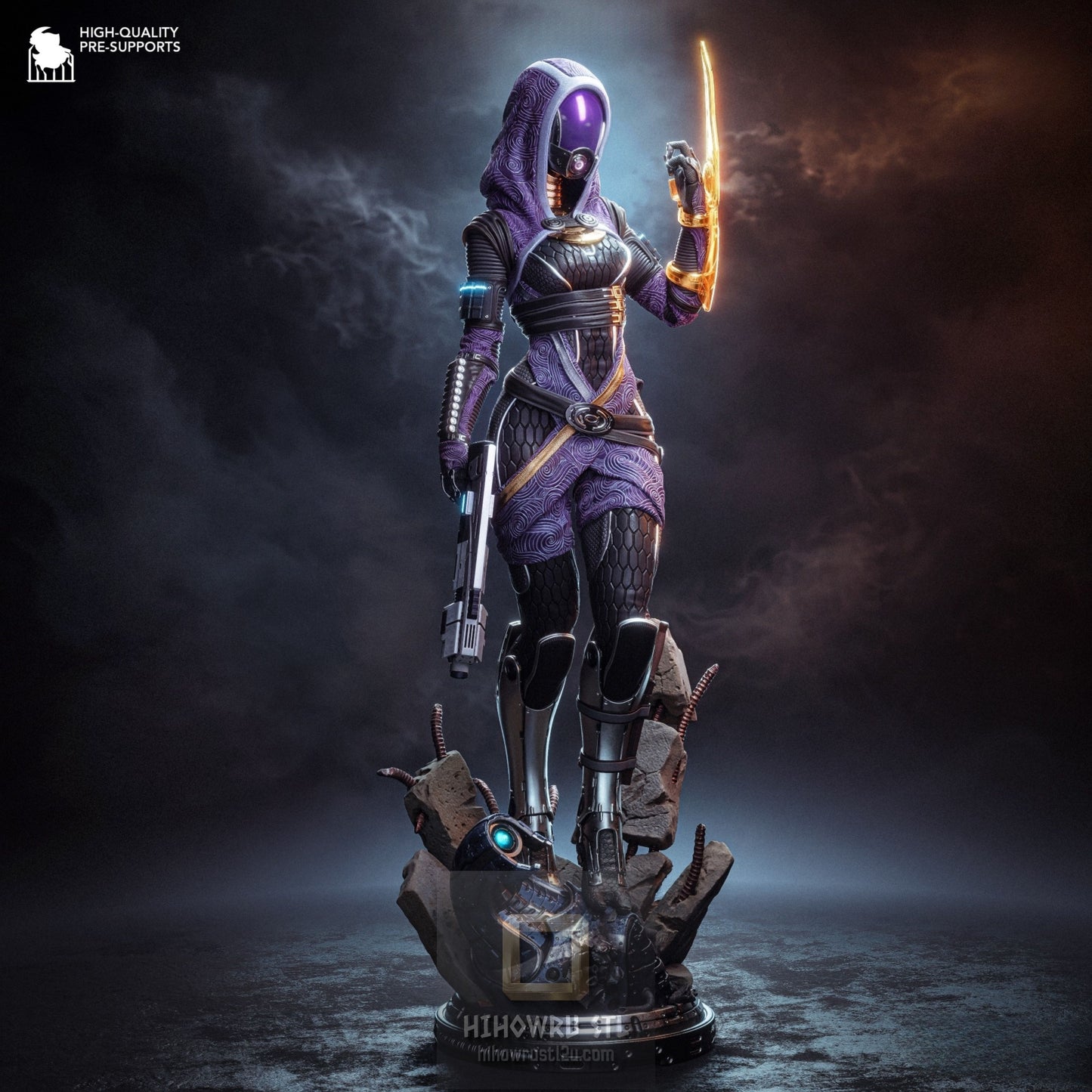 4997 Tali'Zorah nar Rayya - Mass Effect - STL 3D Print Files