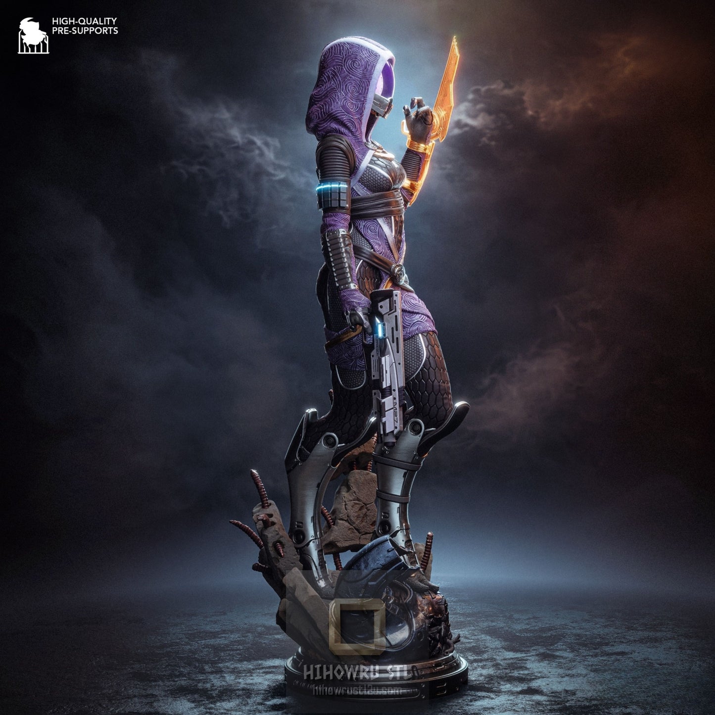 4997 Tali'Zorah nar Rayya - Mass Effect - STL 3D Print Files