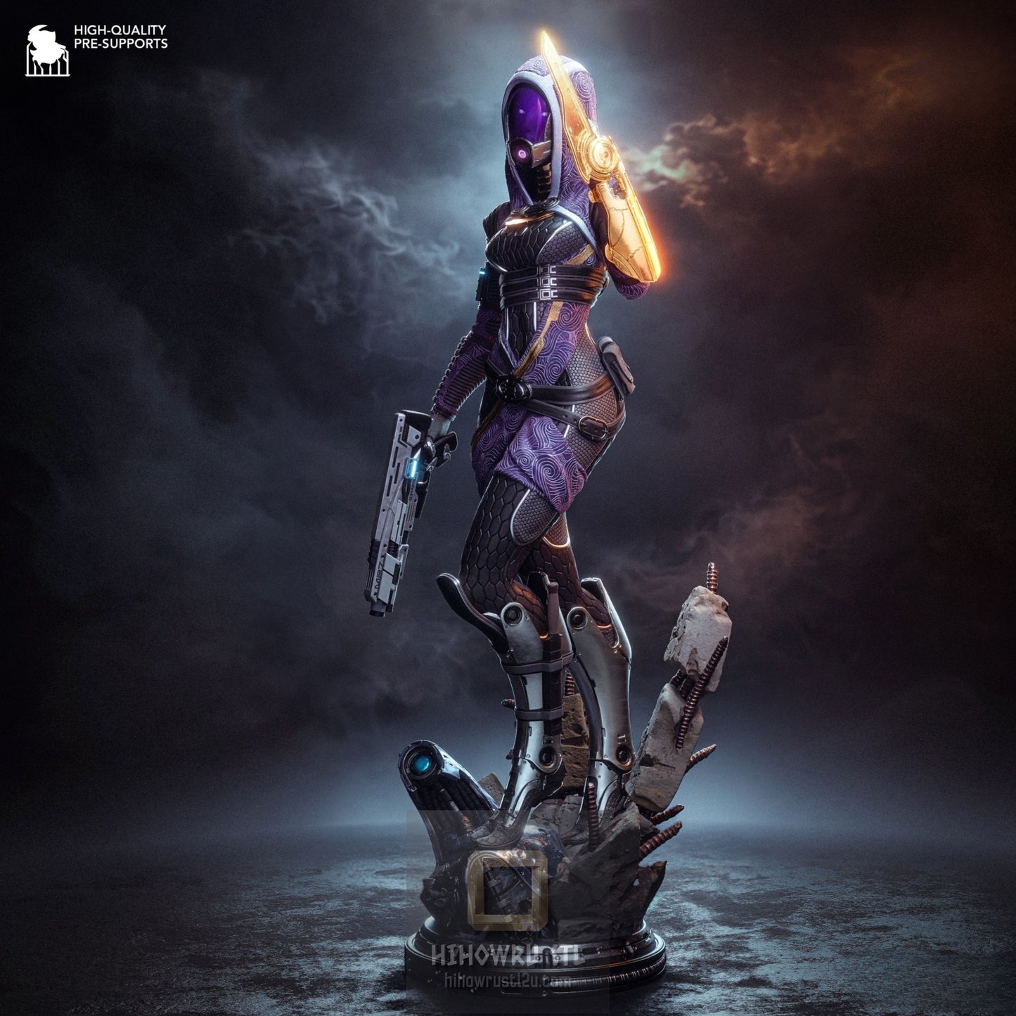 4997 Tali'Zorah nar Rayya - Mass Effect - STL 3D Print Files