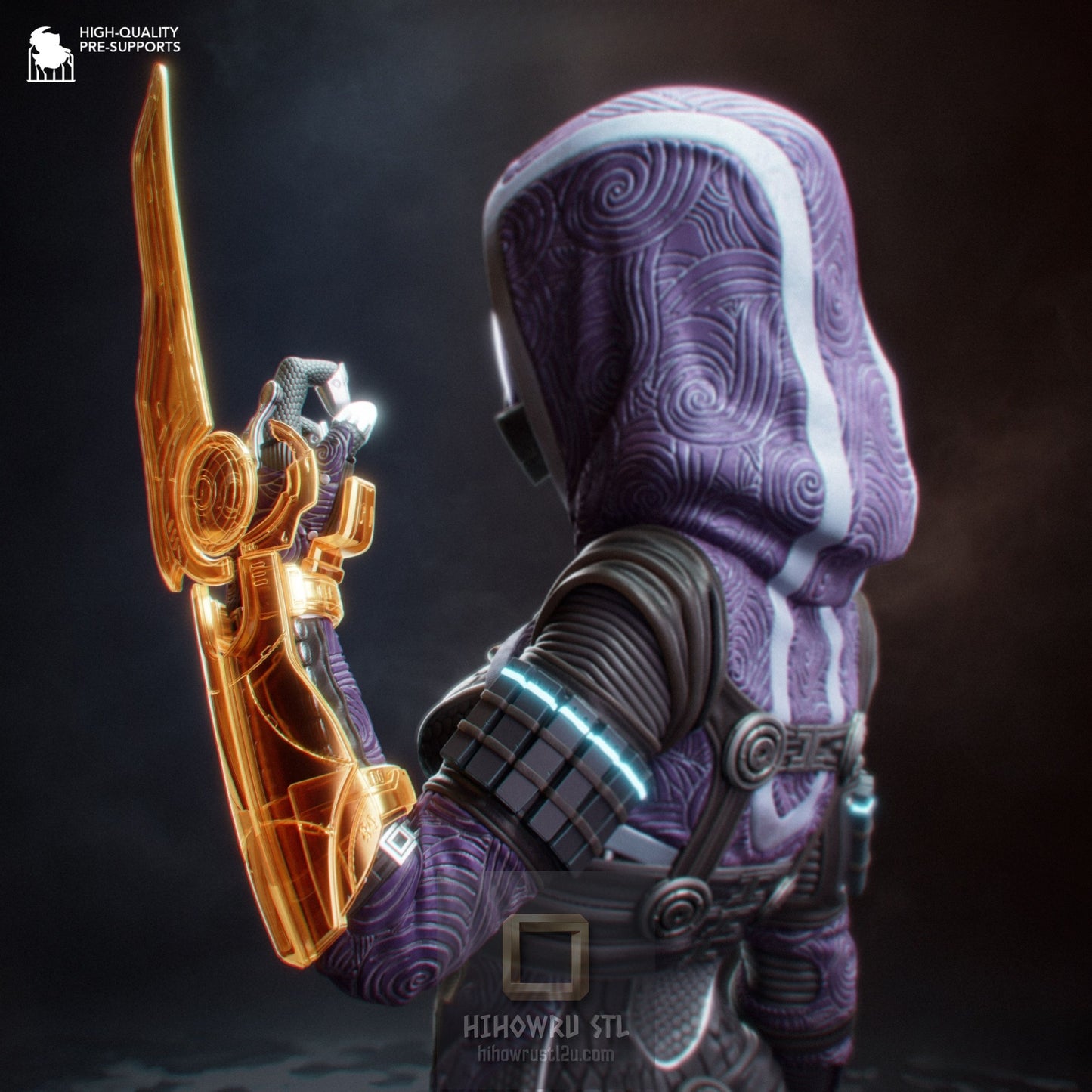 4997 Tali'Zorah nar Rayya - Mass Effect - STL 3D Print Files