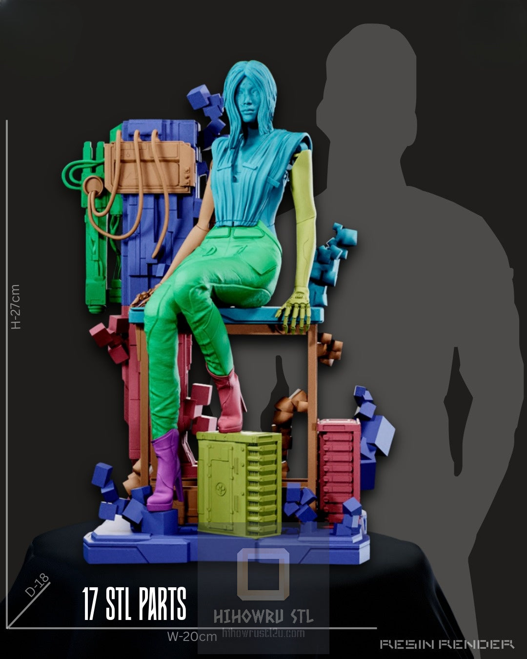 4675 Song So Mi - Cyberpunk 2077 - STL 3D Print Files