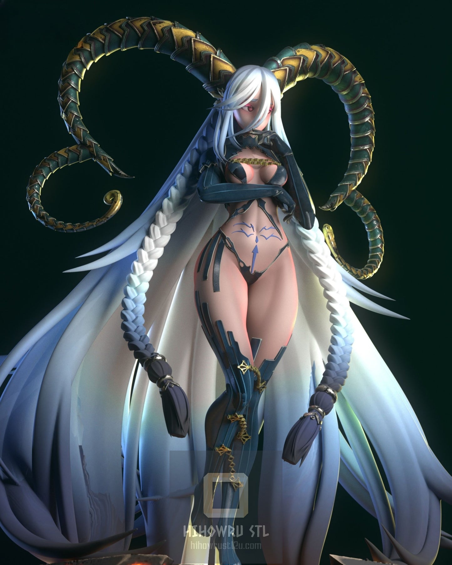 4799 Tiamat - Fate/Grand Order - STL 3D Print Files