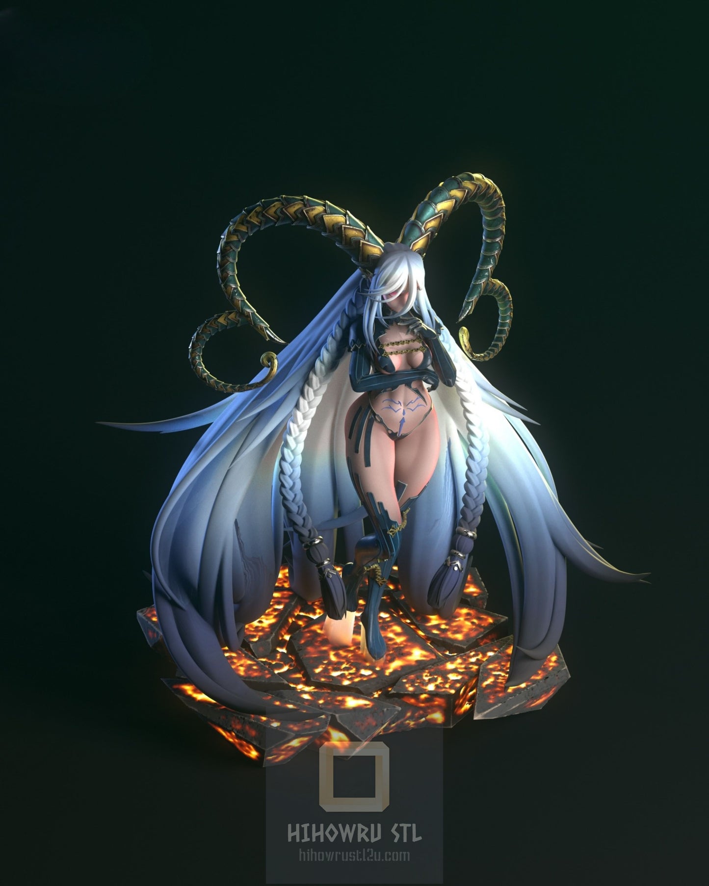 4799 Tiamat - Fate/Grand Order - STL 3D Print Files