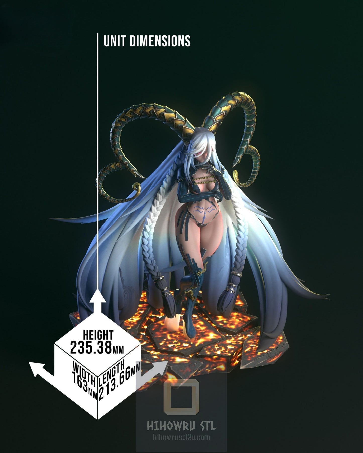 4799 Tiamat - Fate/Grand Order - STL 3D Print Files