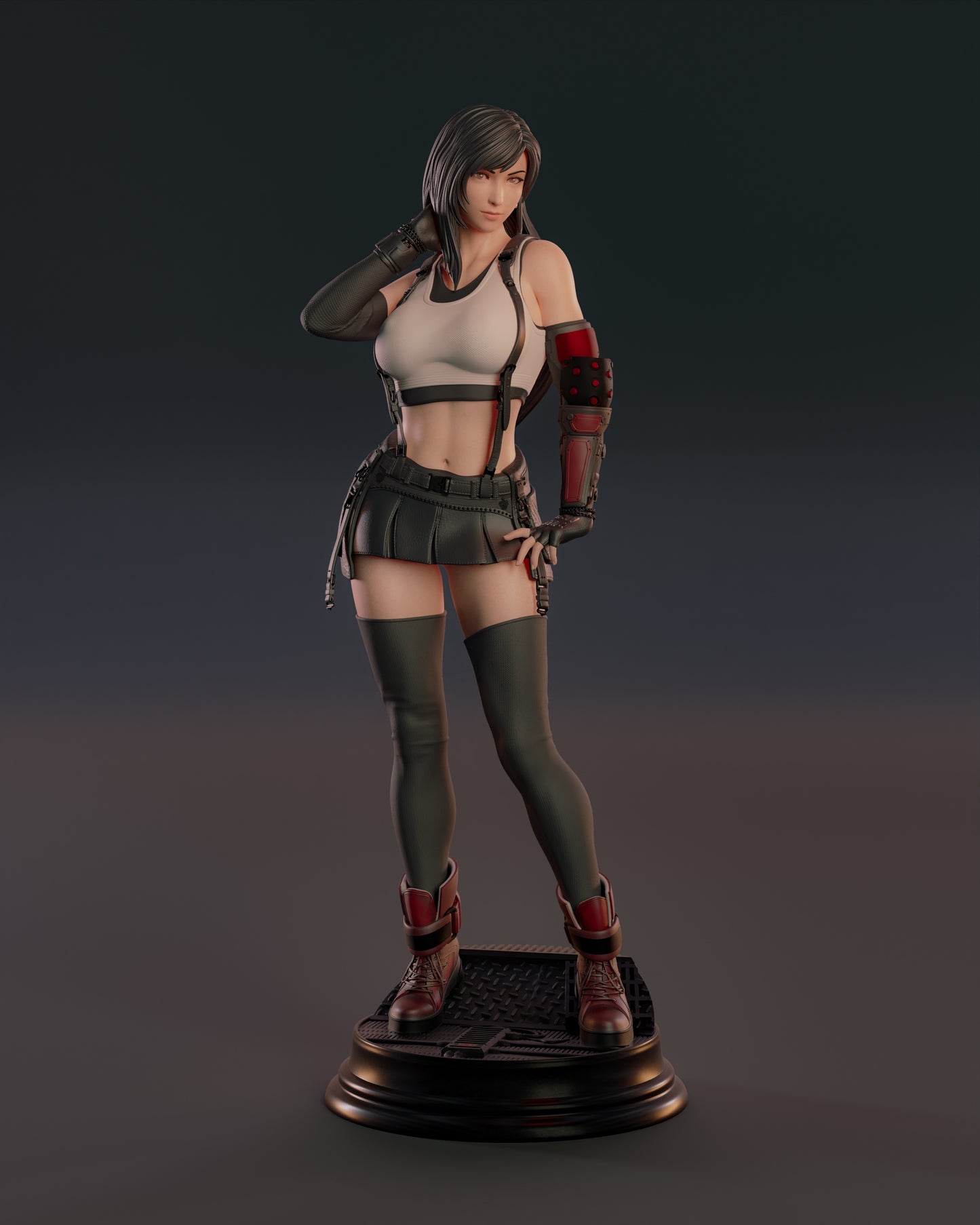 2056 Tifa Lockhart - Final Fantasy - STL 3D Print Files