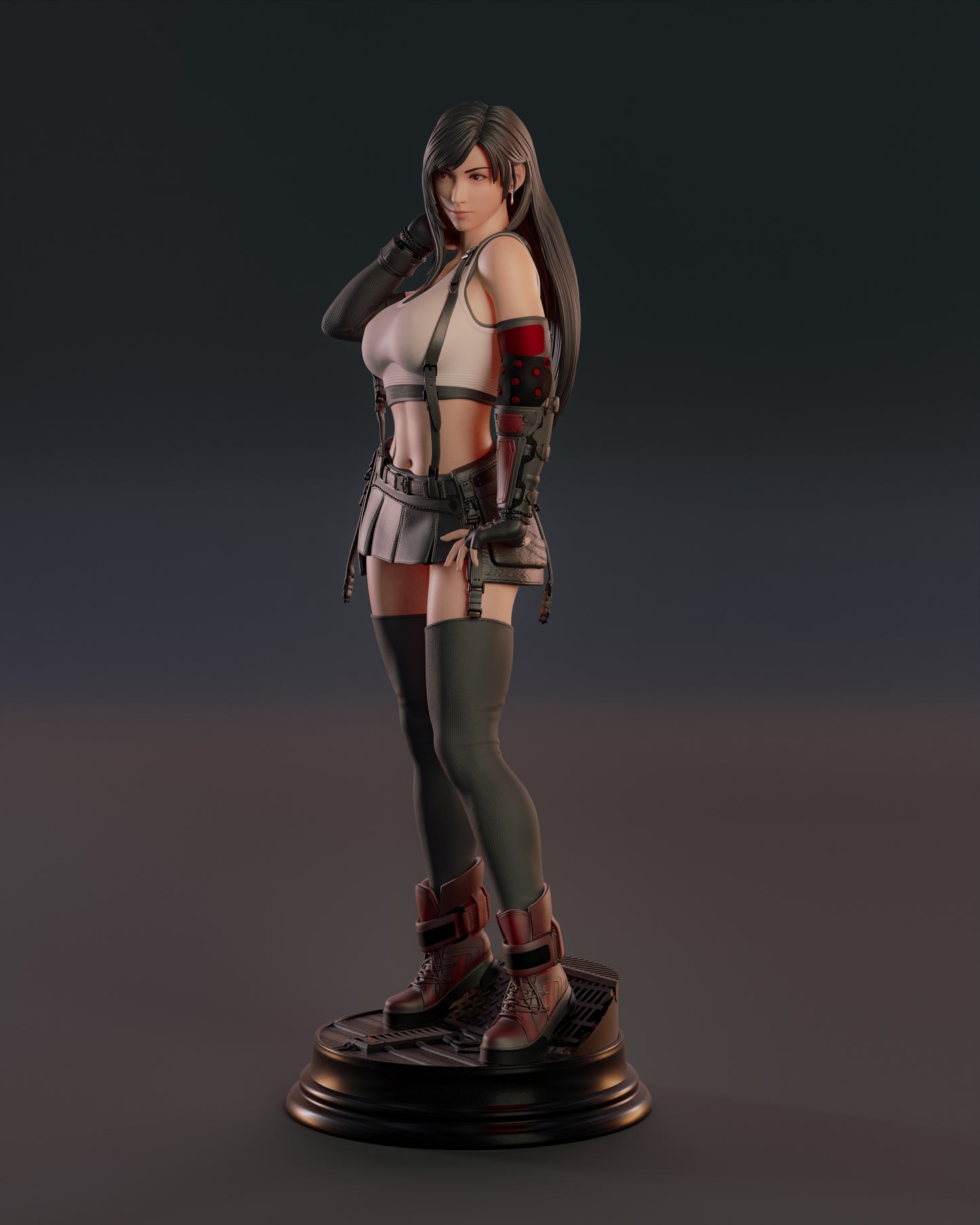 2056 Tifa Lockhart - Final Fantasy - STL 3D Print Files