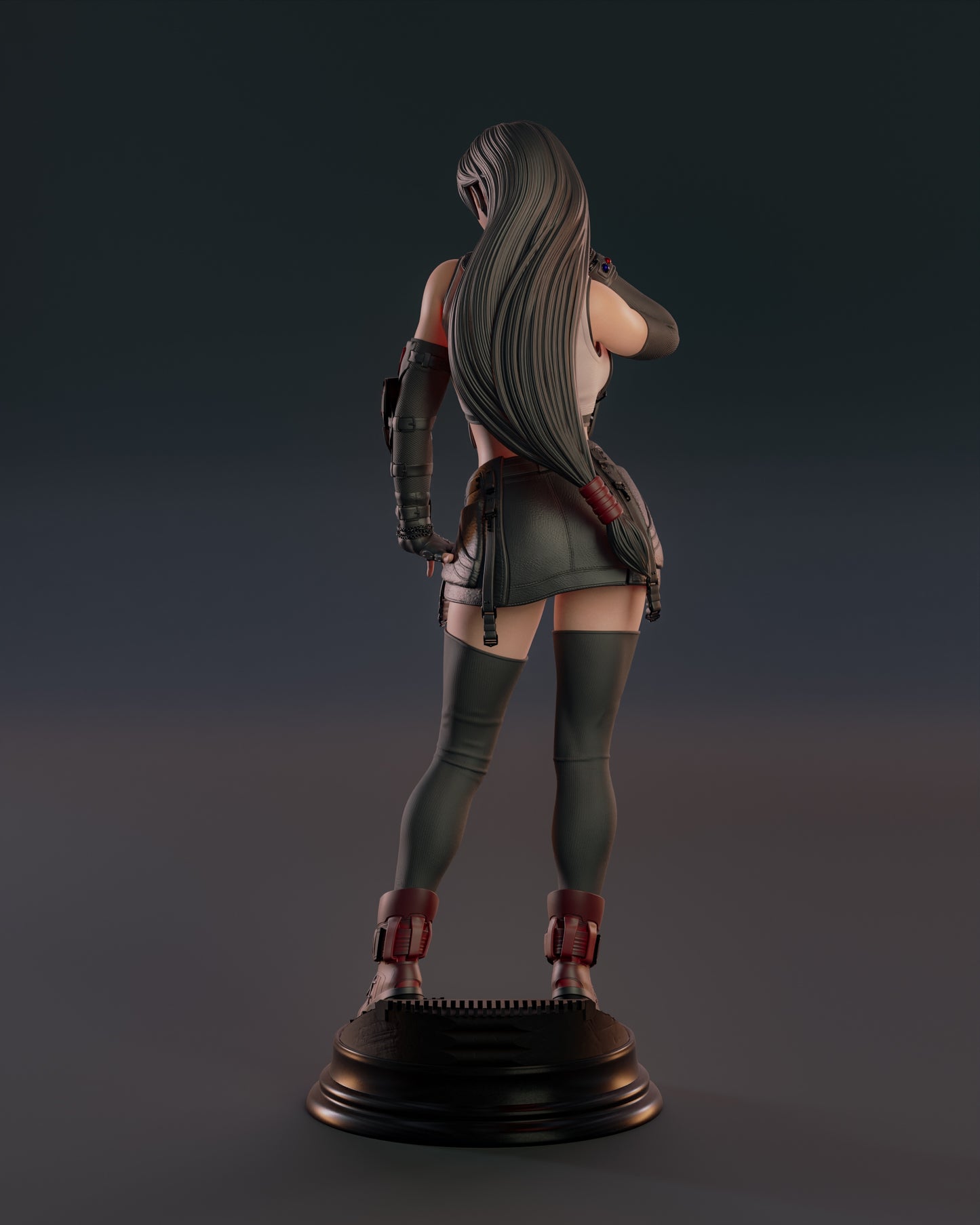 2056 Tifa Lockhart - Final Fantasy - STL 3D Print Files