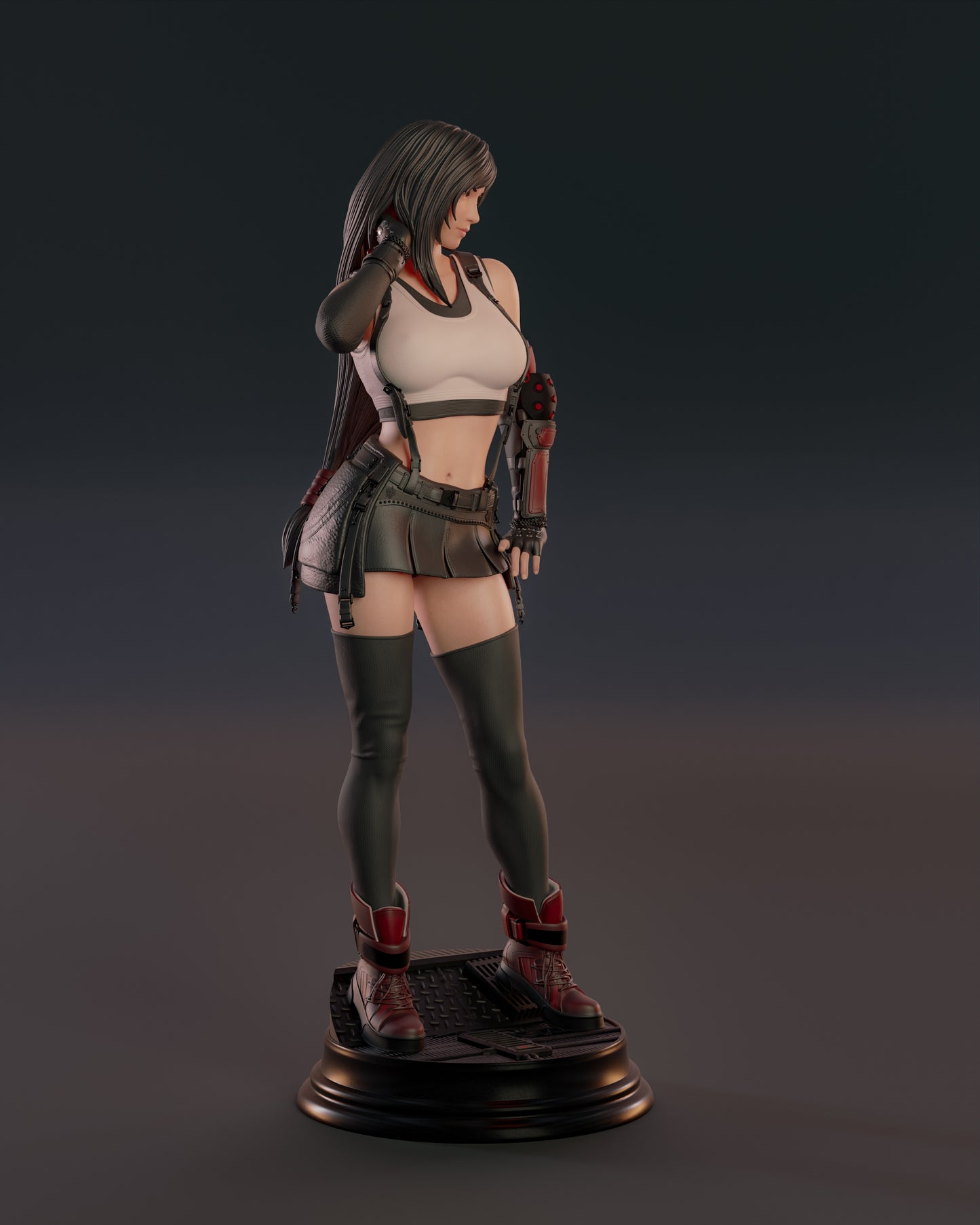 2056 Tifa Lockhart - Final Fantasy - STL 3D Print Files